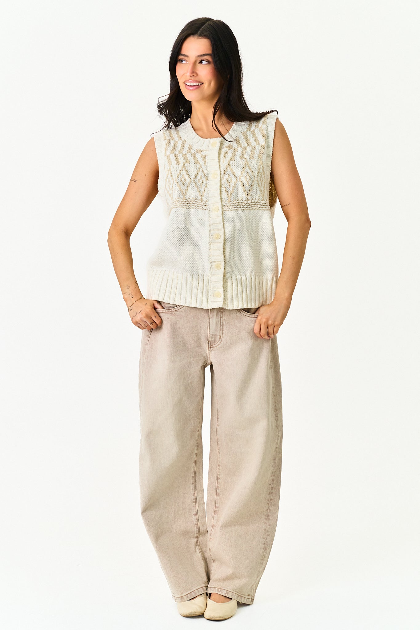 Illy Top in Oatmeal