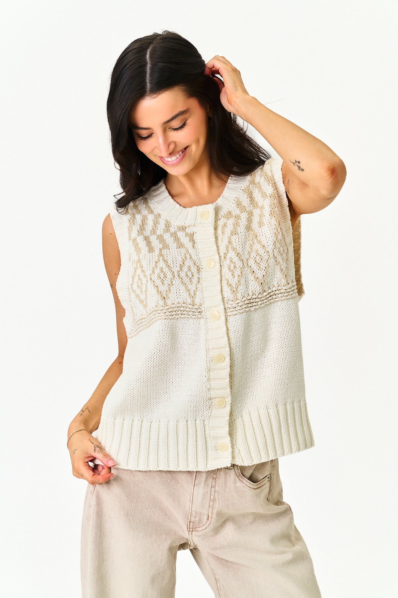 Illy Top in Oatmeal