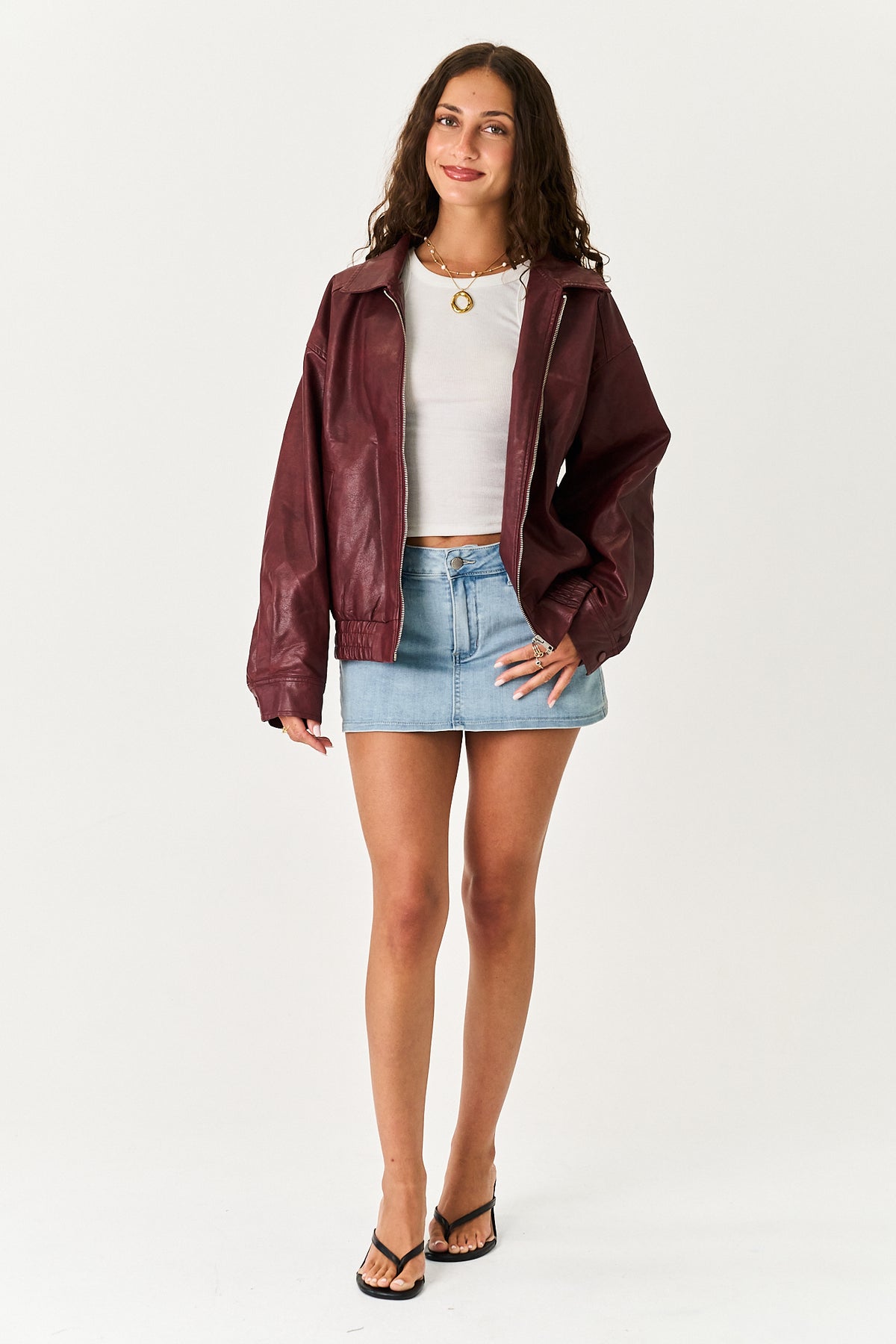 Maxine Jacket in Burgundy