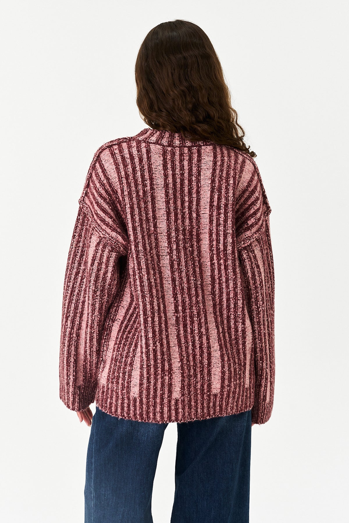 Frosted Morning Sweater in Burgundy