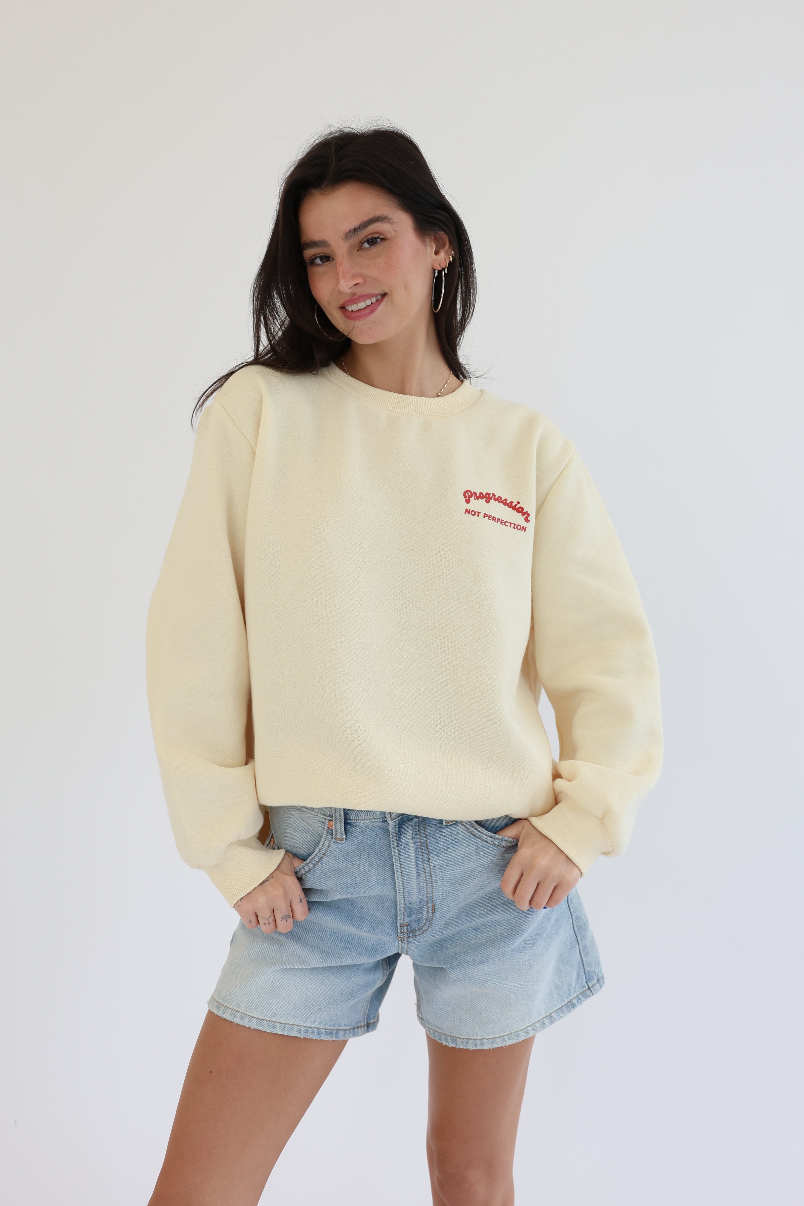 Progression Not Perfection Sweatshirt