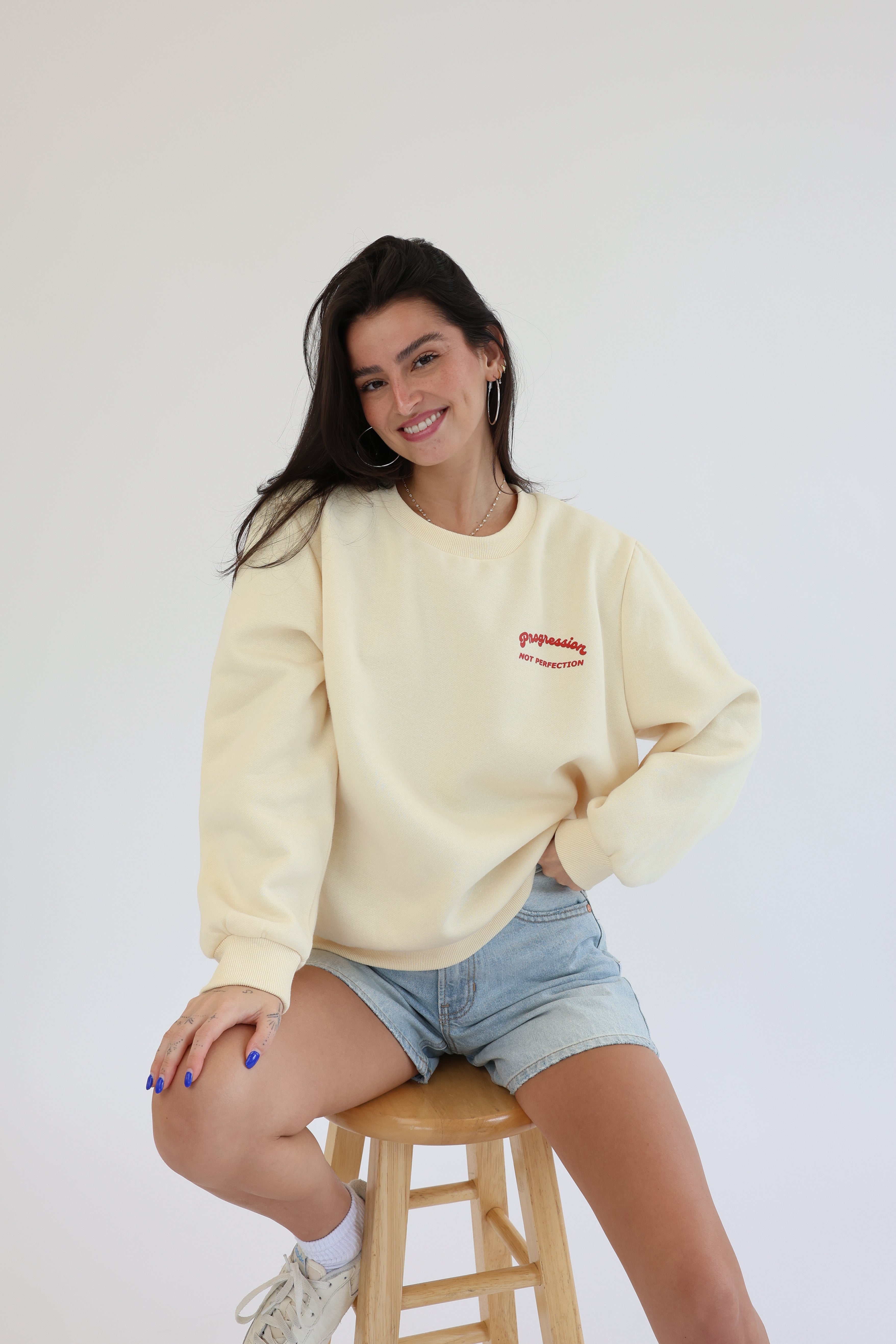 Progression Not Perfection Sweatshirt
