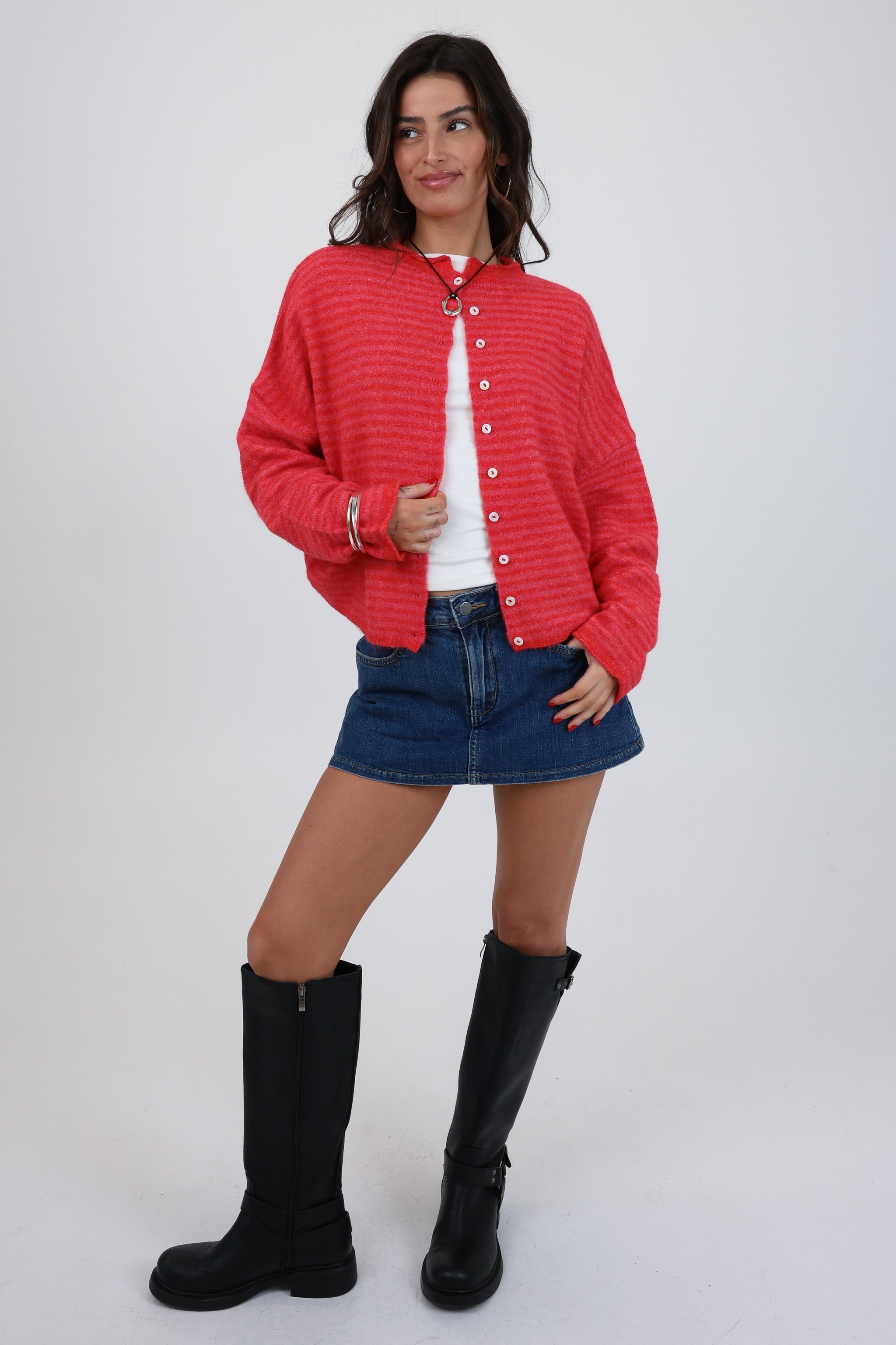 PHOEBE KNIT CARDIGAN main image 1