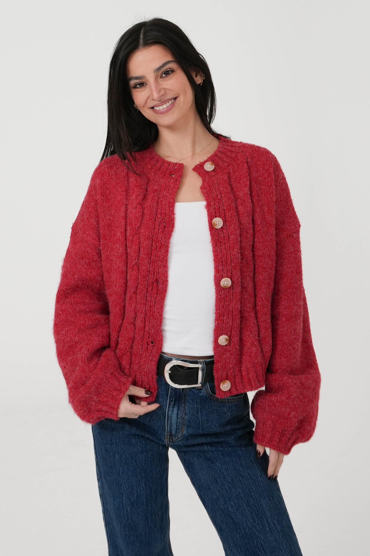 Cardigan JJXX Jxrosanna – Maglia Ampia A V, Perfetta Per Un Look Casual E Giovane - 4
