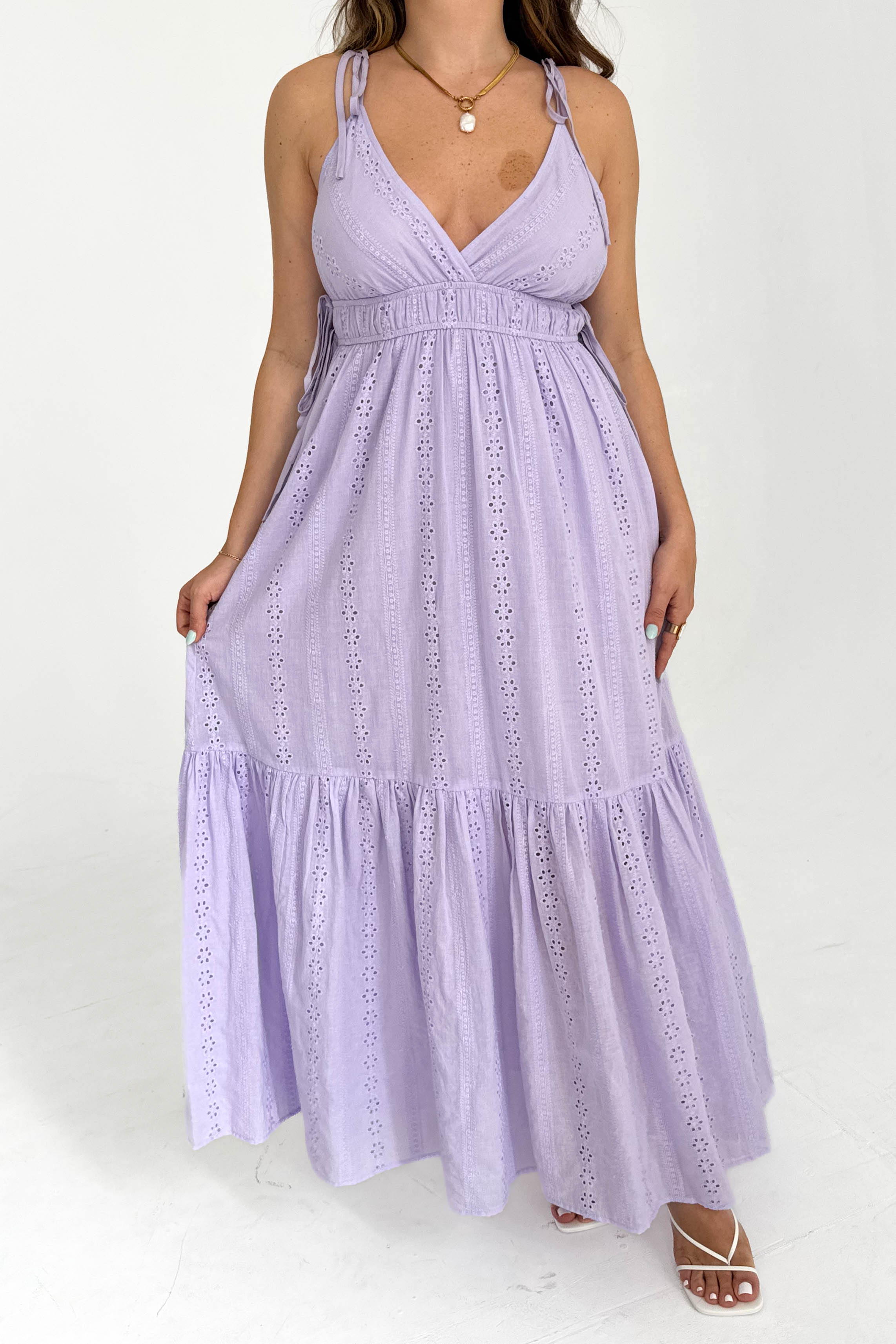 Ravello Dress in Purple