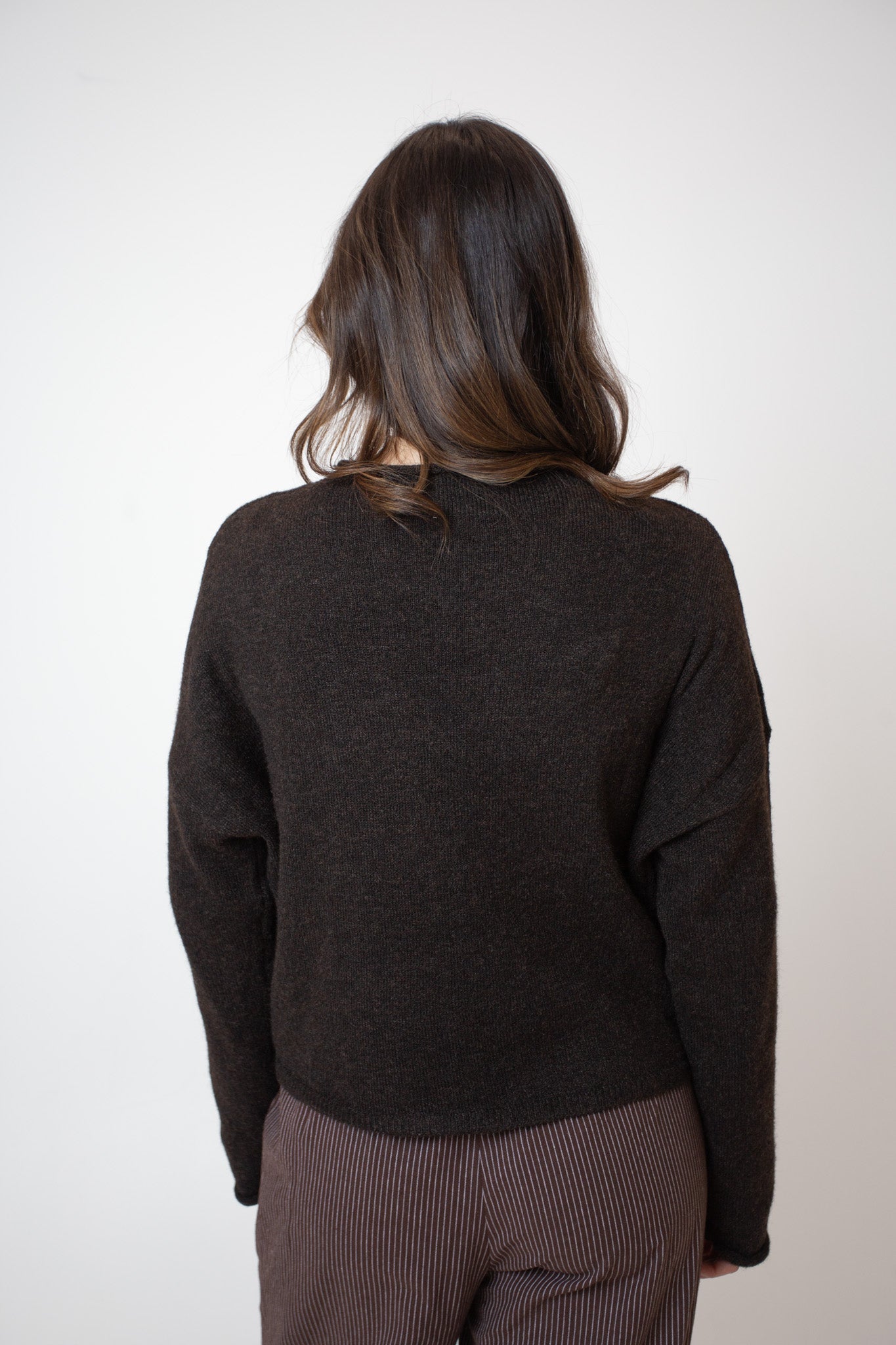 Phoebe Cardigan in Chocolate
