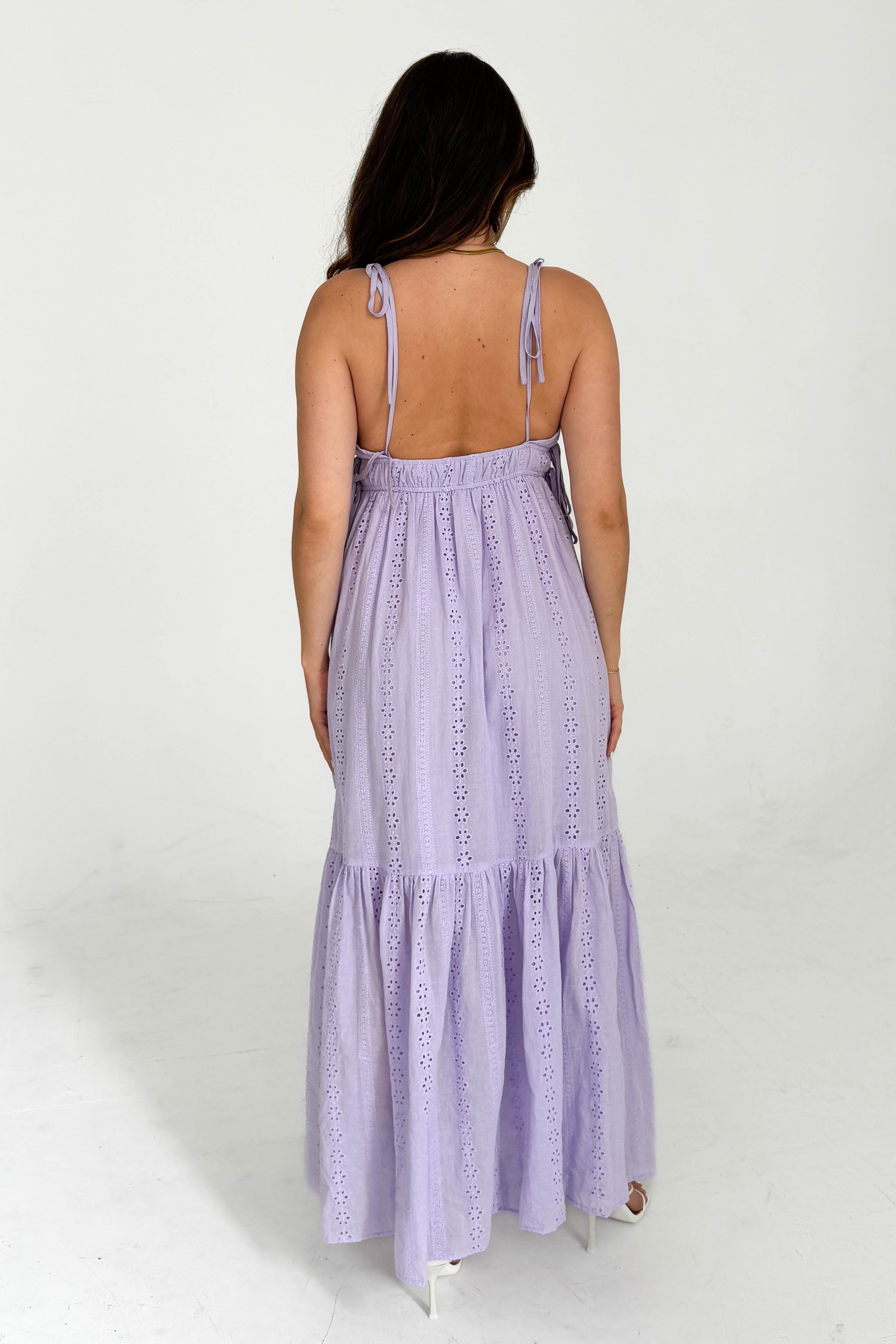 Ravello Dress in Purple