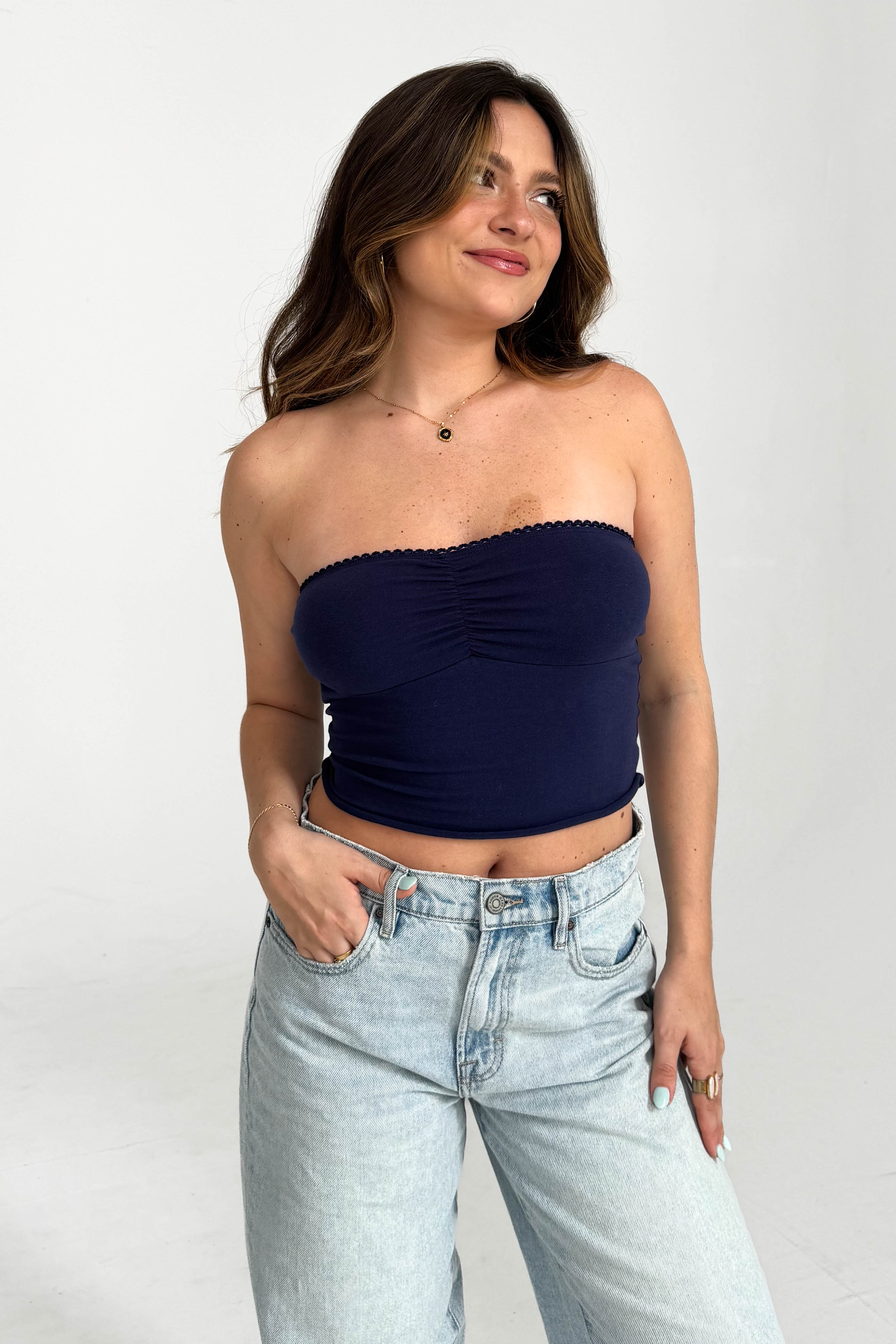 Jillian Top in Navy