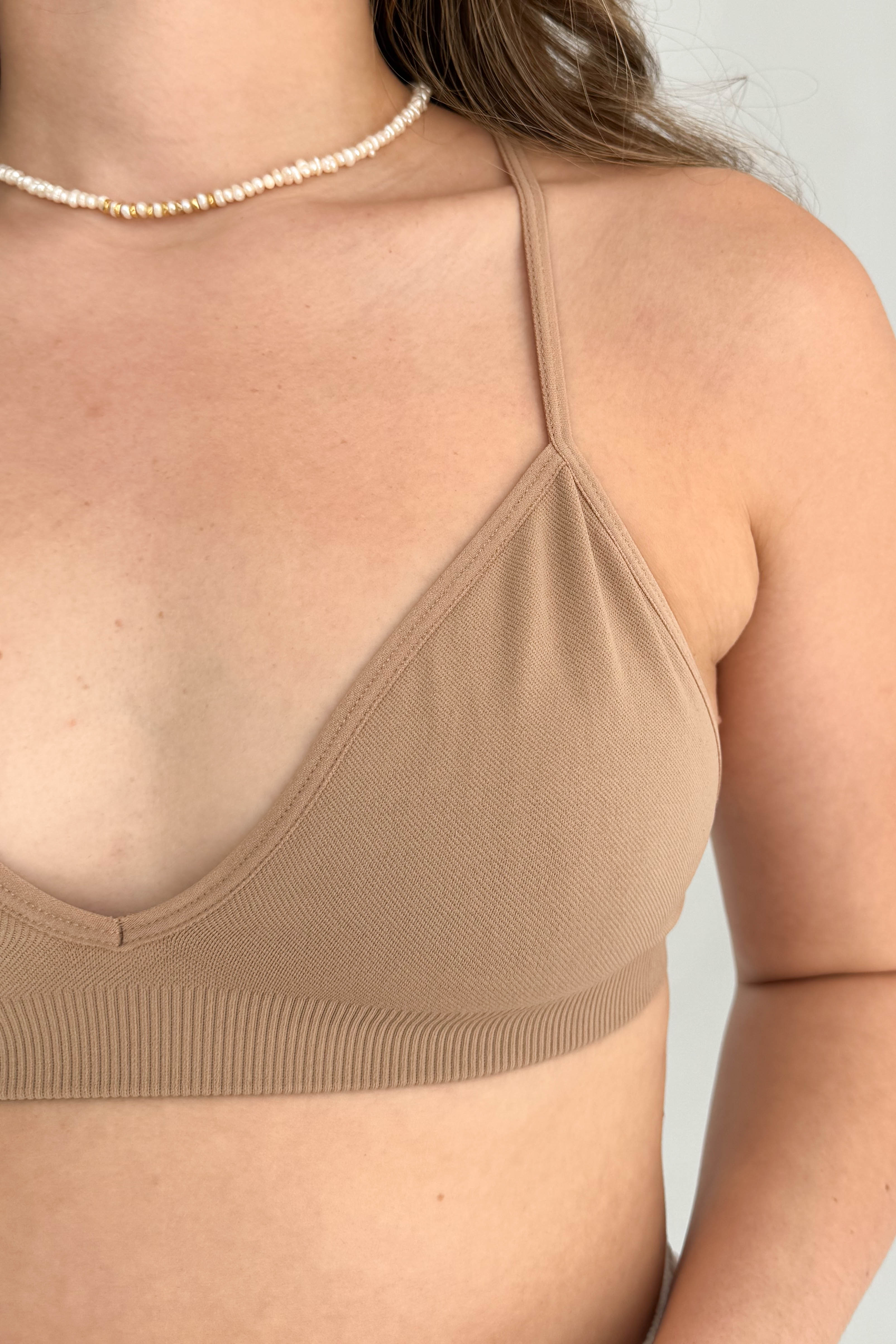 Gracie Bralette in Tan