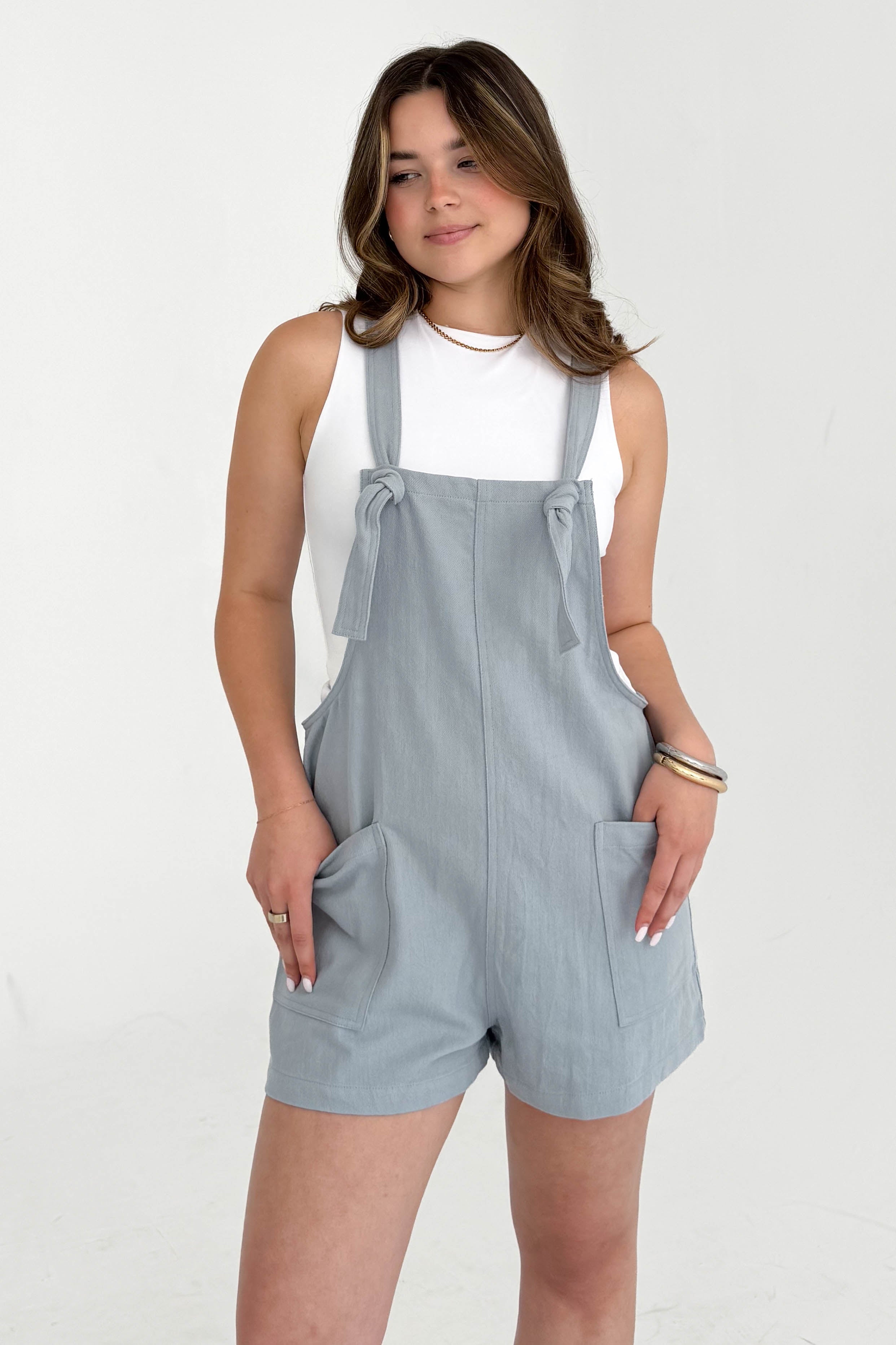 Bianca Overalls in Blue