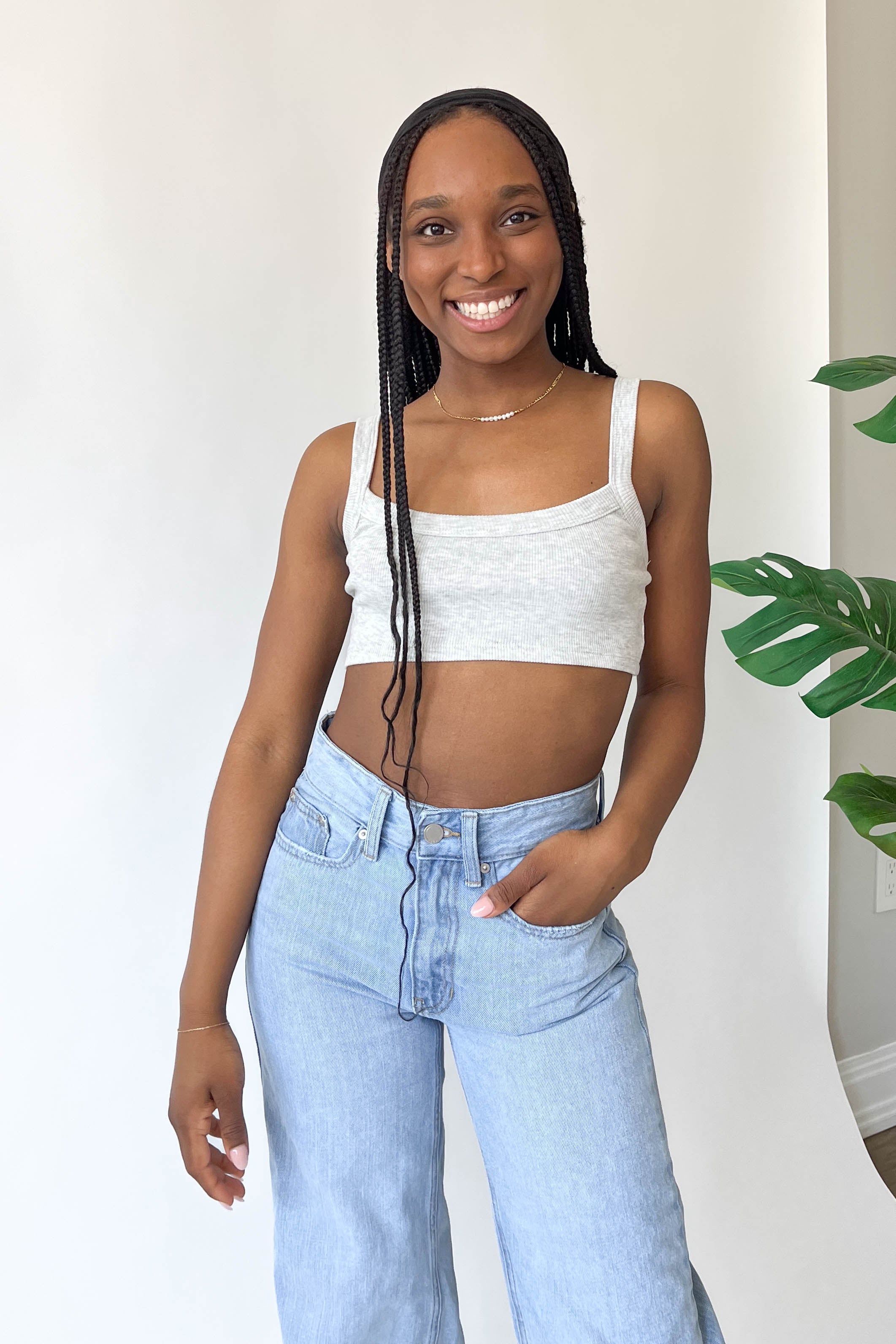 Bowie Bralette in Grey
