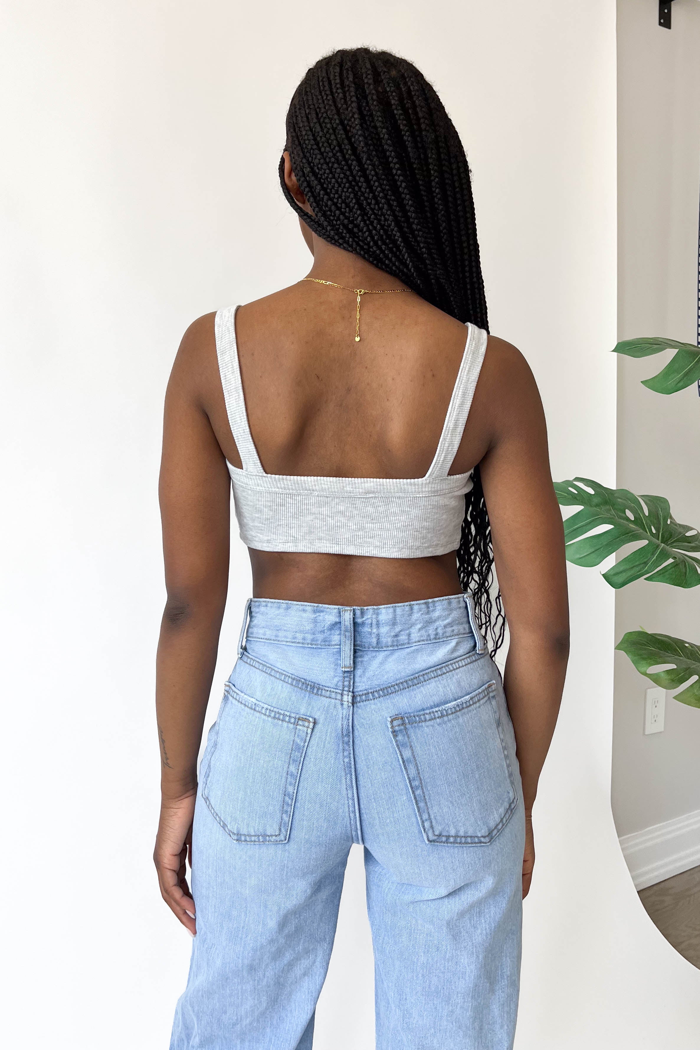 Bowie Bralette in Grey