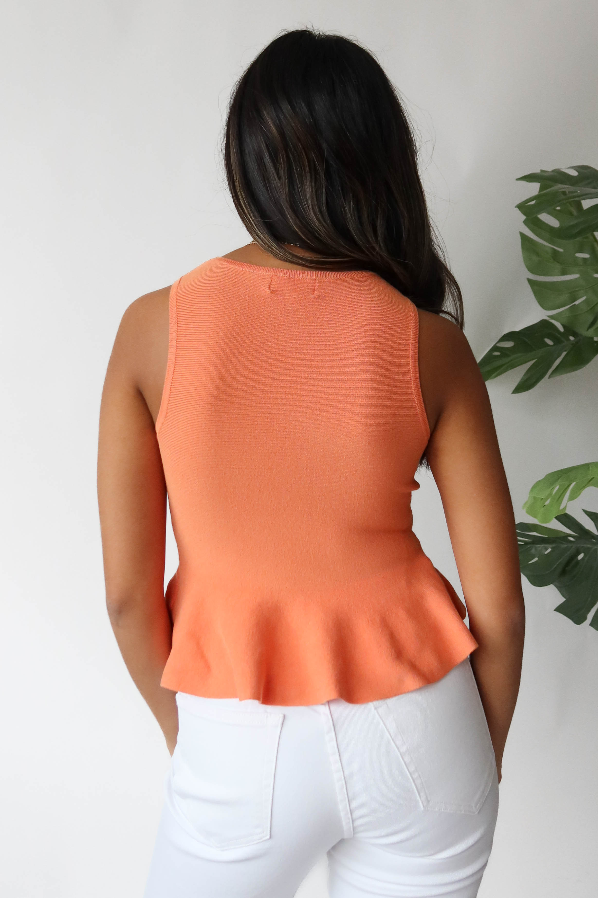 Fallon Top in Orange