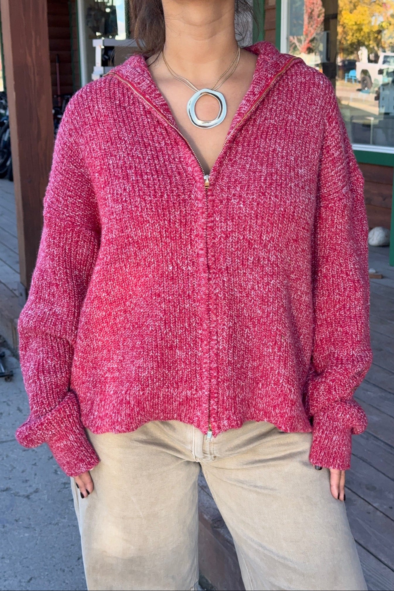 Shiloh Zip Up Sweater
