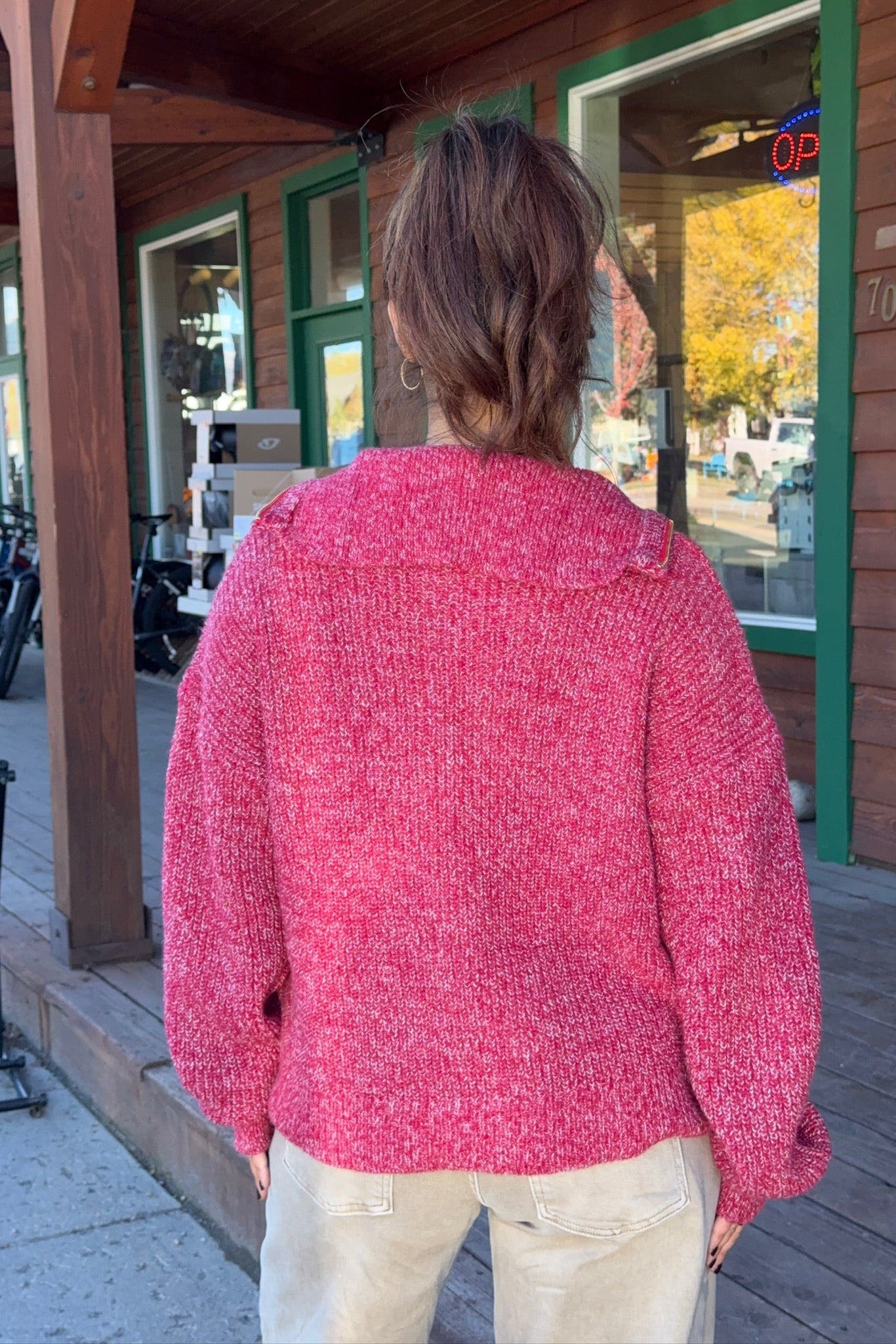 Shiloh Zip Up Sweater