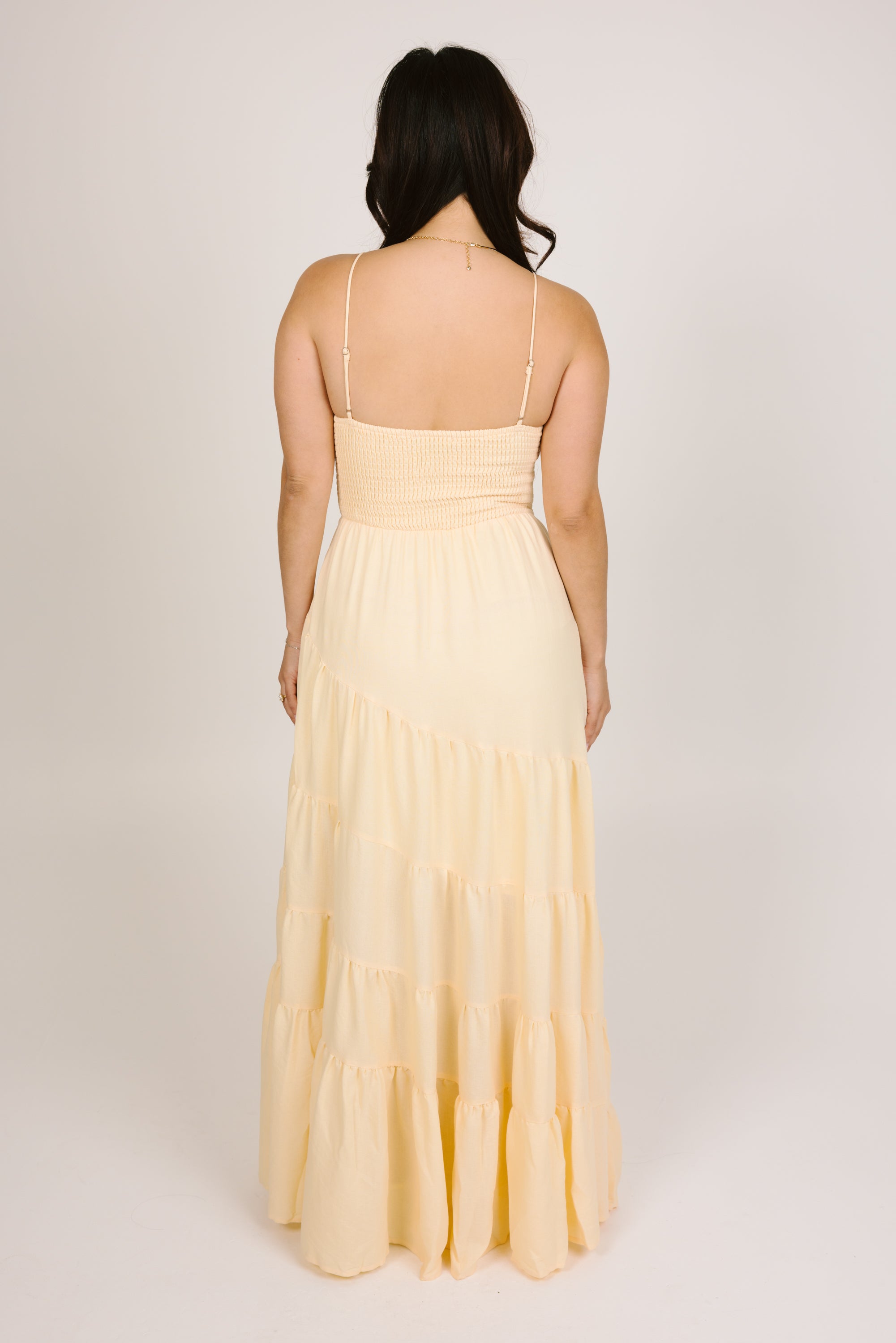 Catching Feelings Dress in Butter