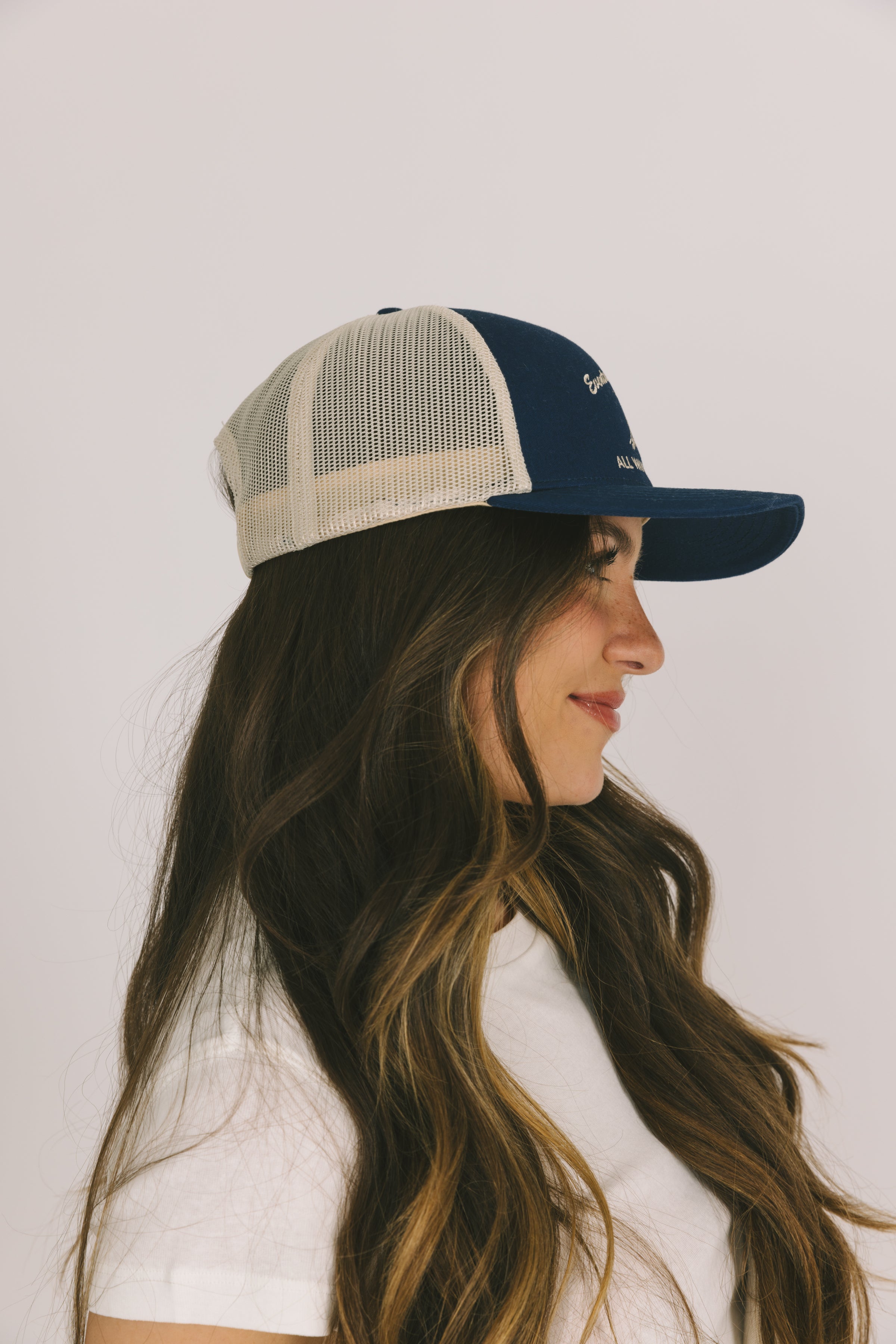 Mental Health Awareness Navy Trucker Hat