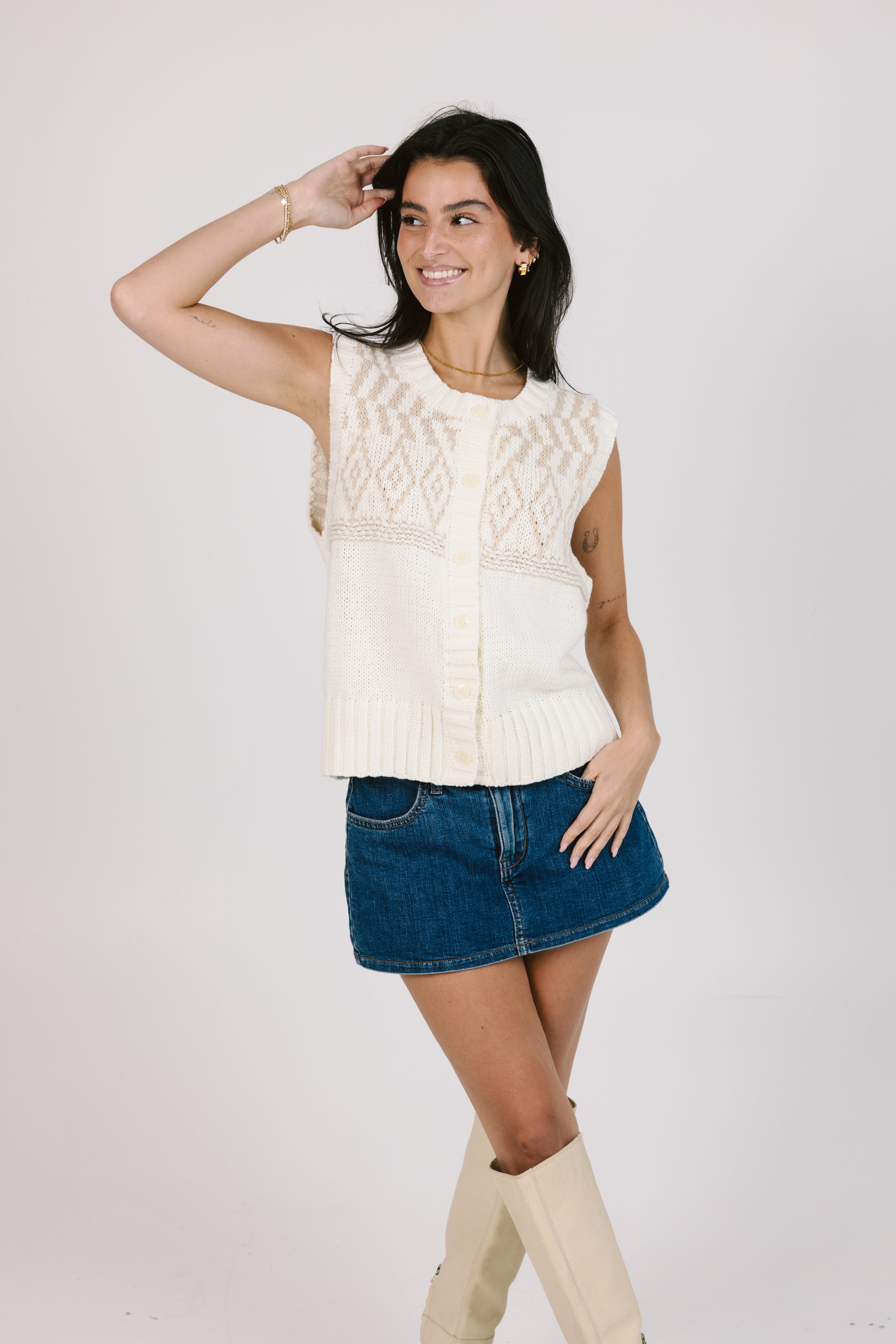 Illy Top in Oatmeal