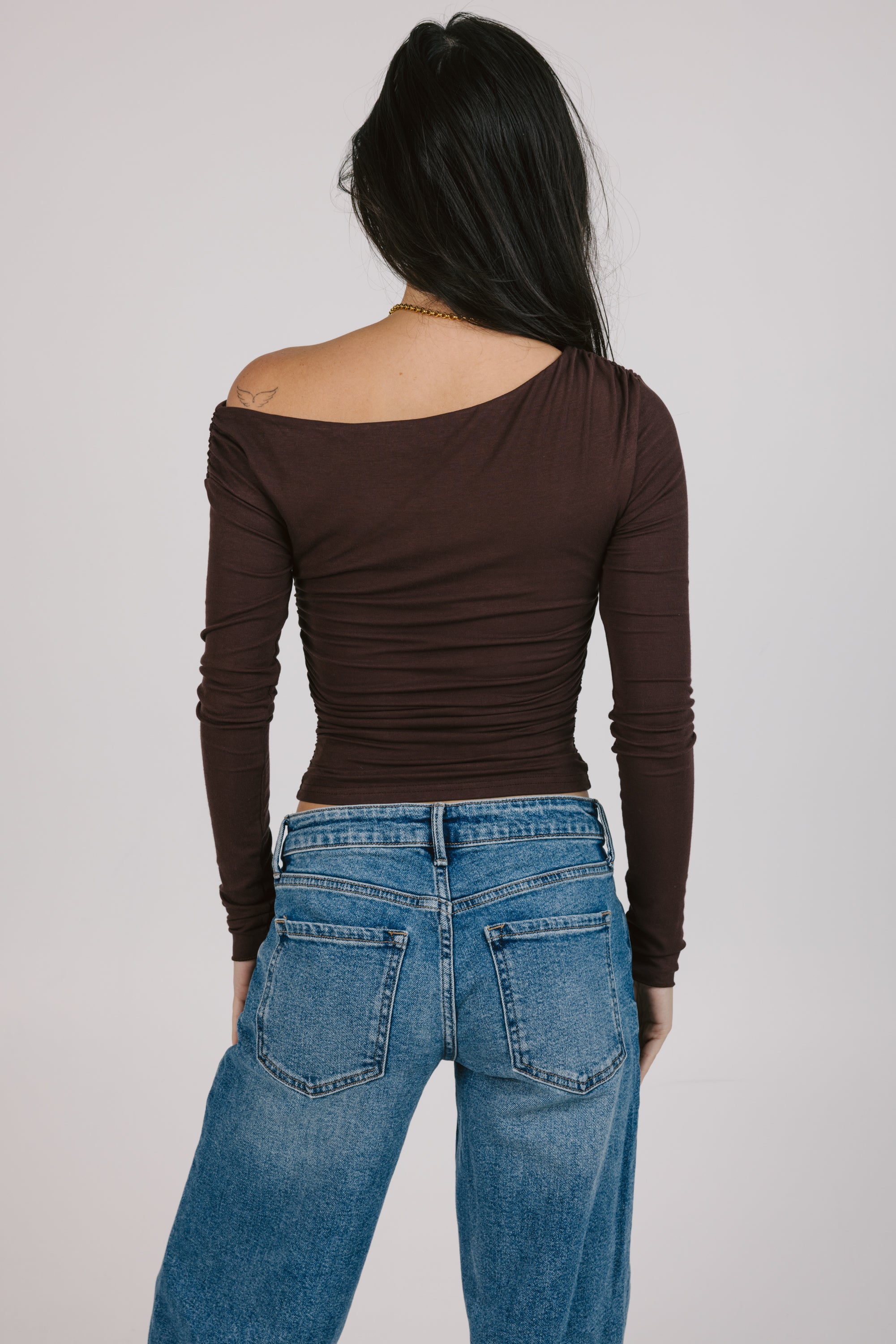 Farah Long Sleeve in Brown