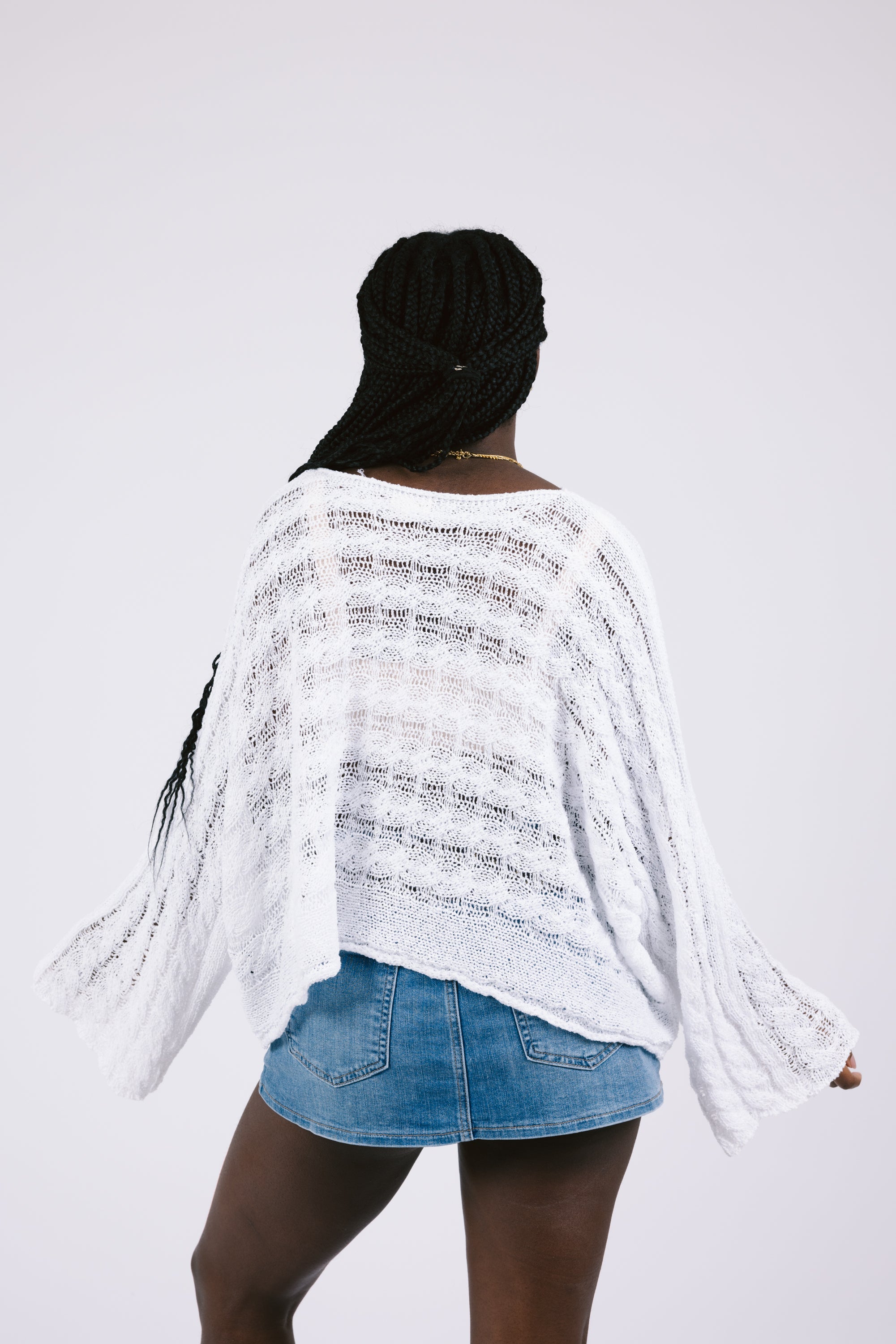Palm Breeze Top in Ivory