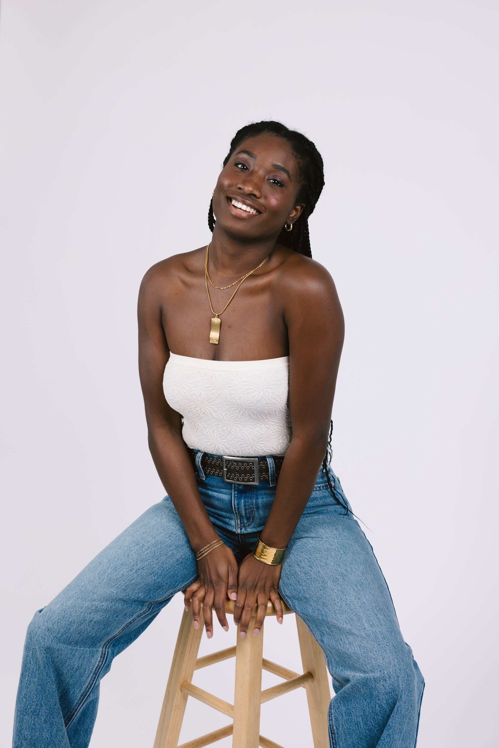 Sally Top in Ivory