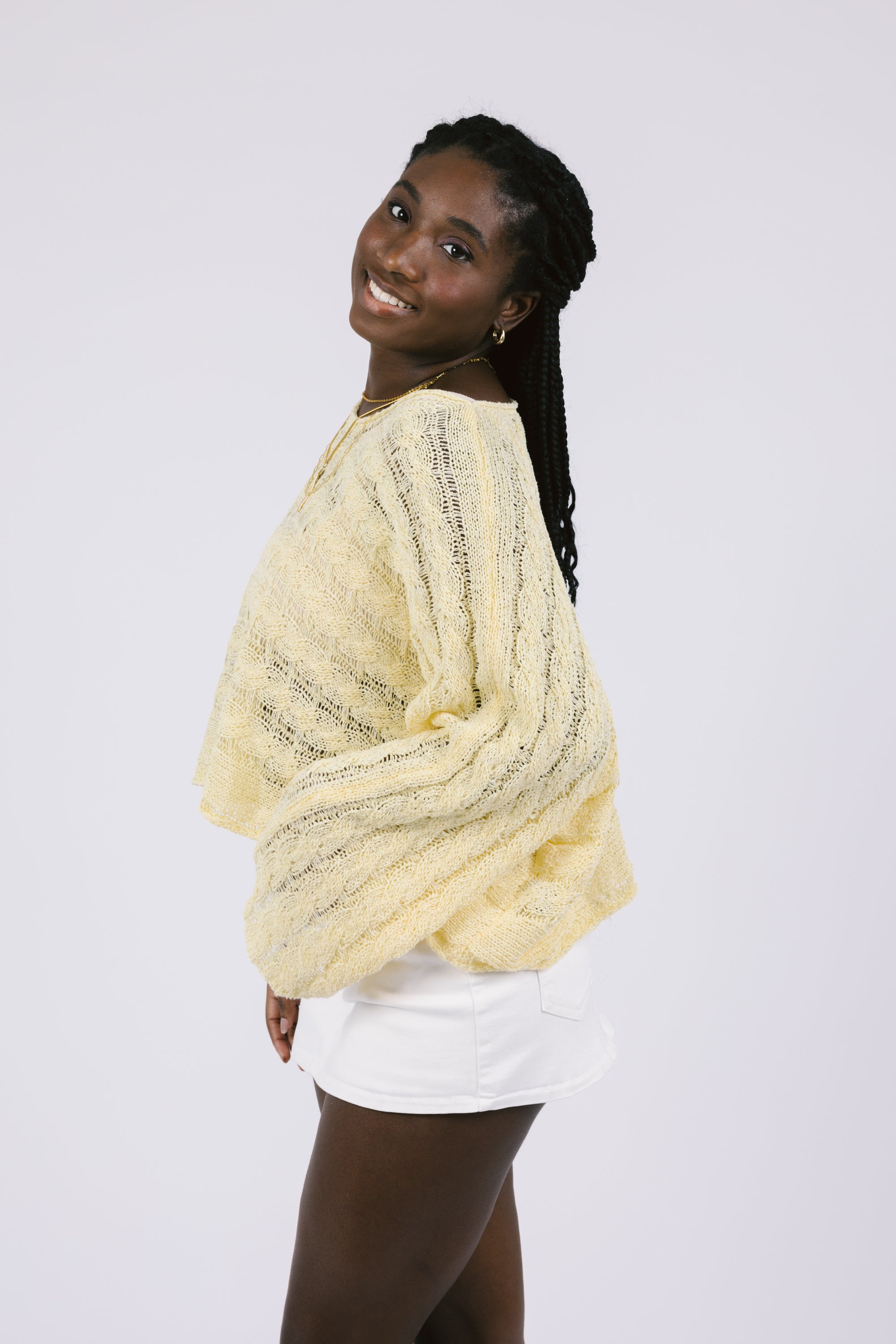 Palm Breeze Top in Pineapple