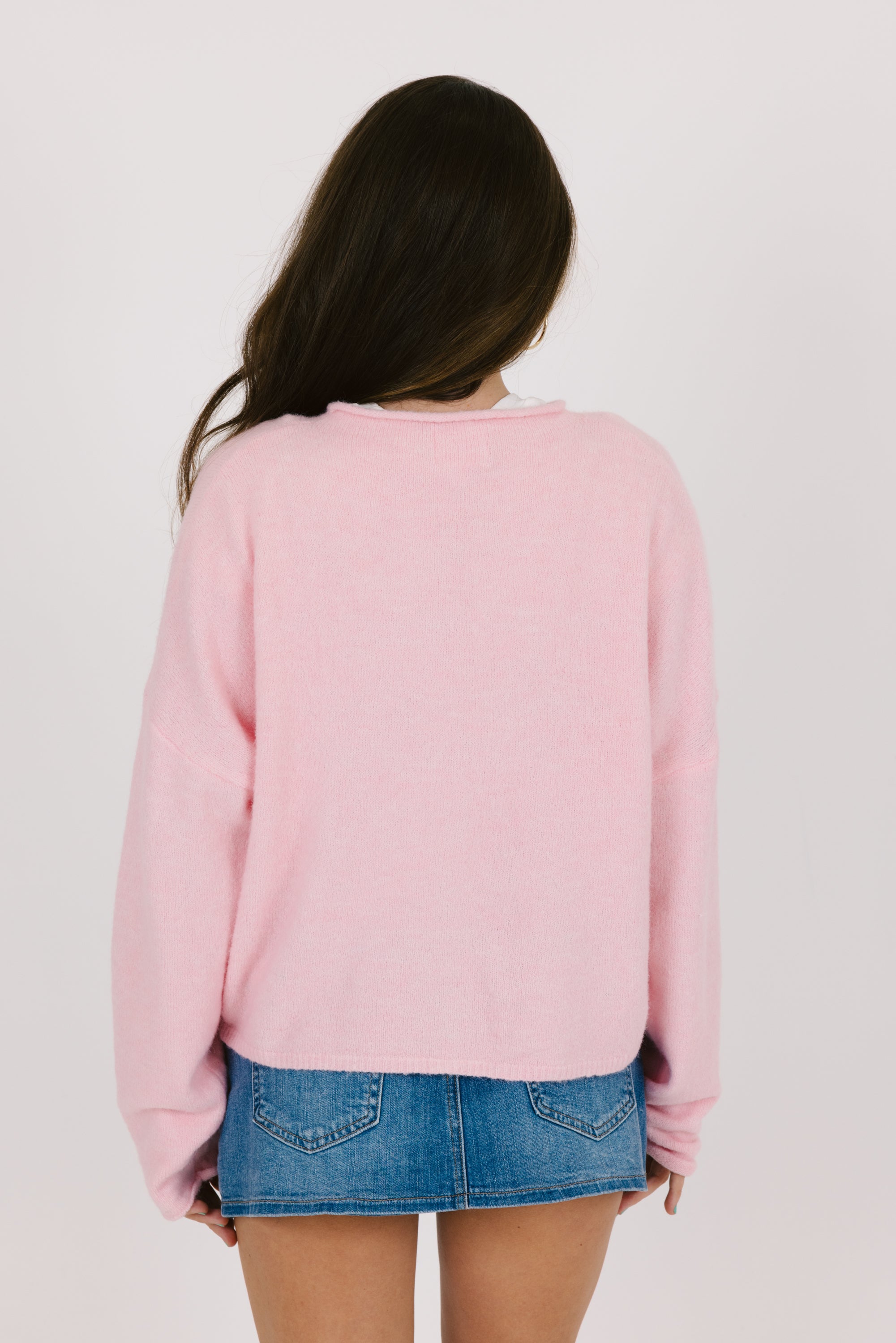 Phoebe Cardigan in Pink