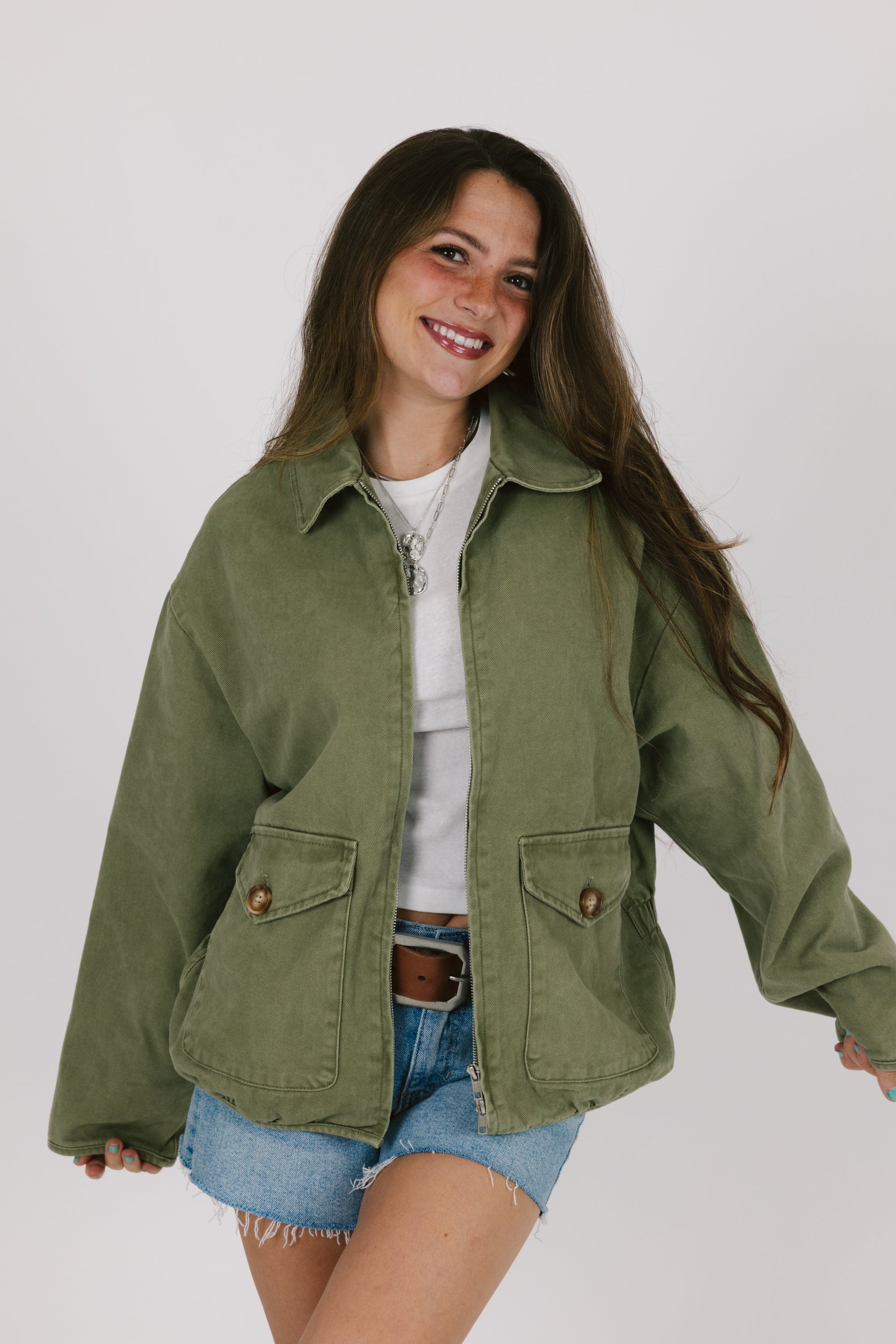 Erica Jacket in Olive