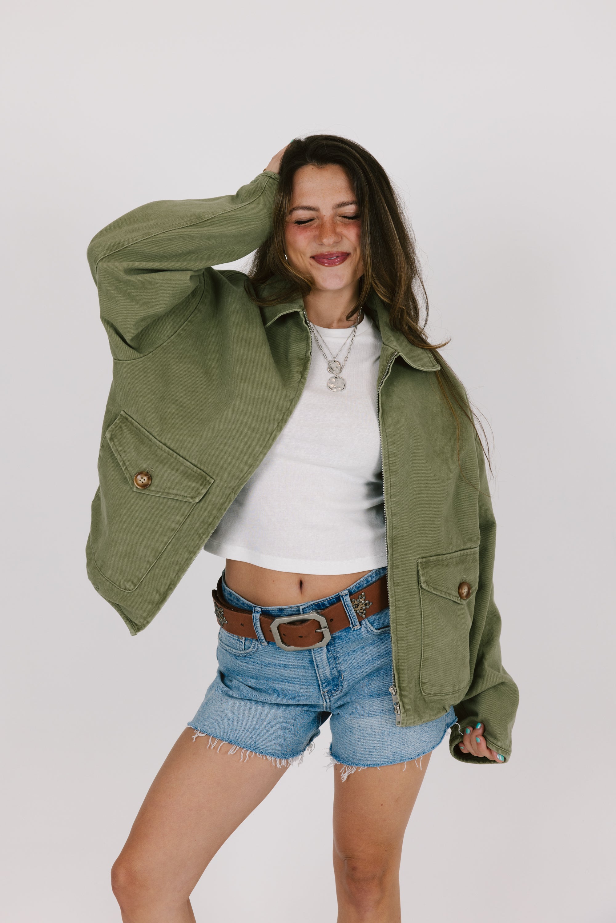 Erica Jacket in Olive