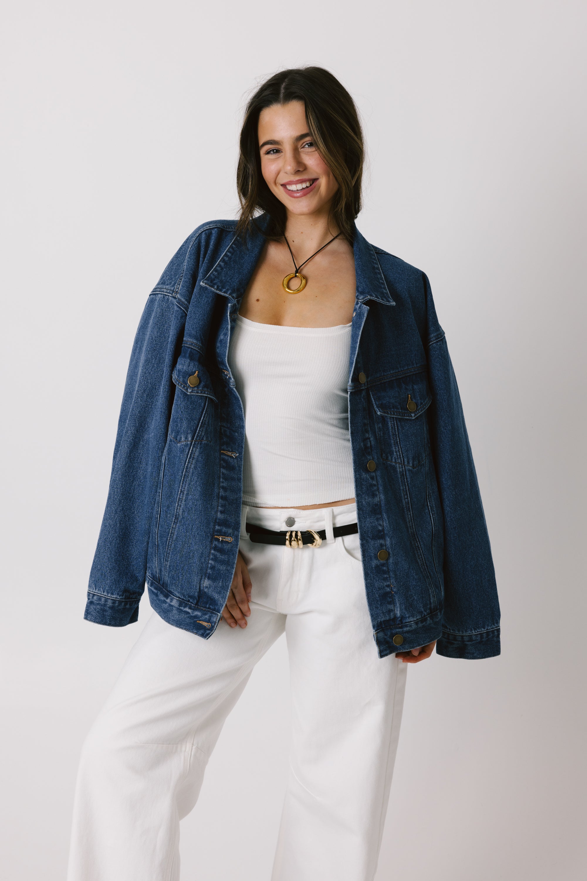 Midtown Denim Jacket in Dark Wash
