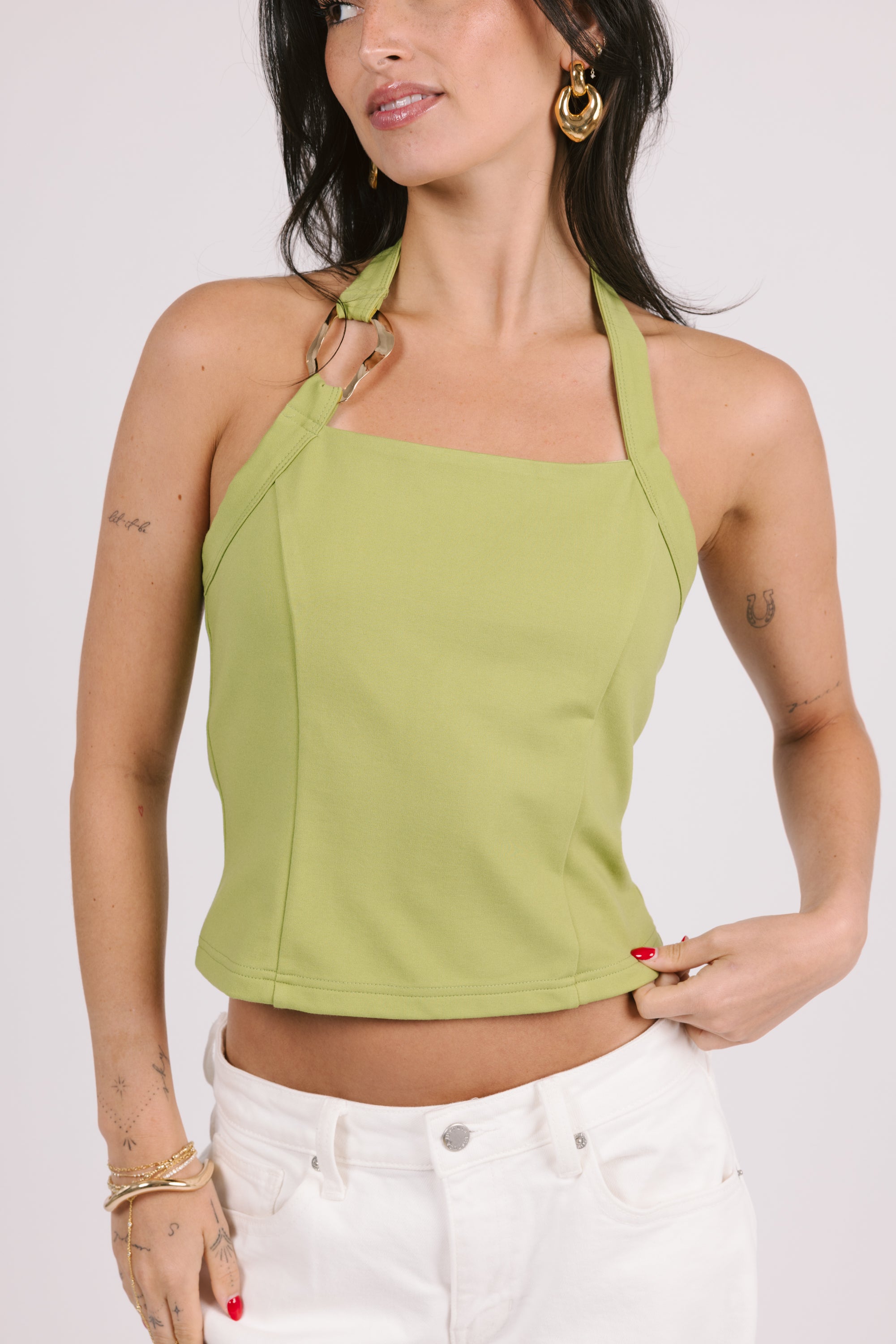 Inez Top in Green