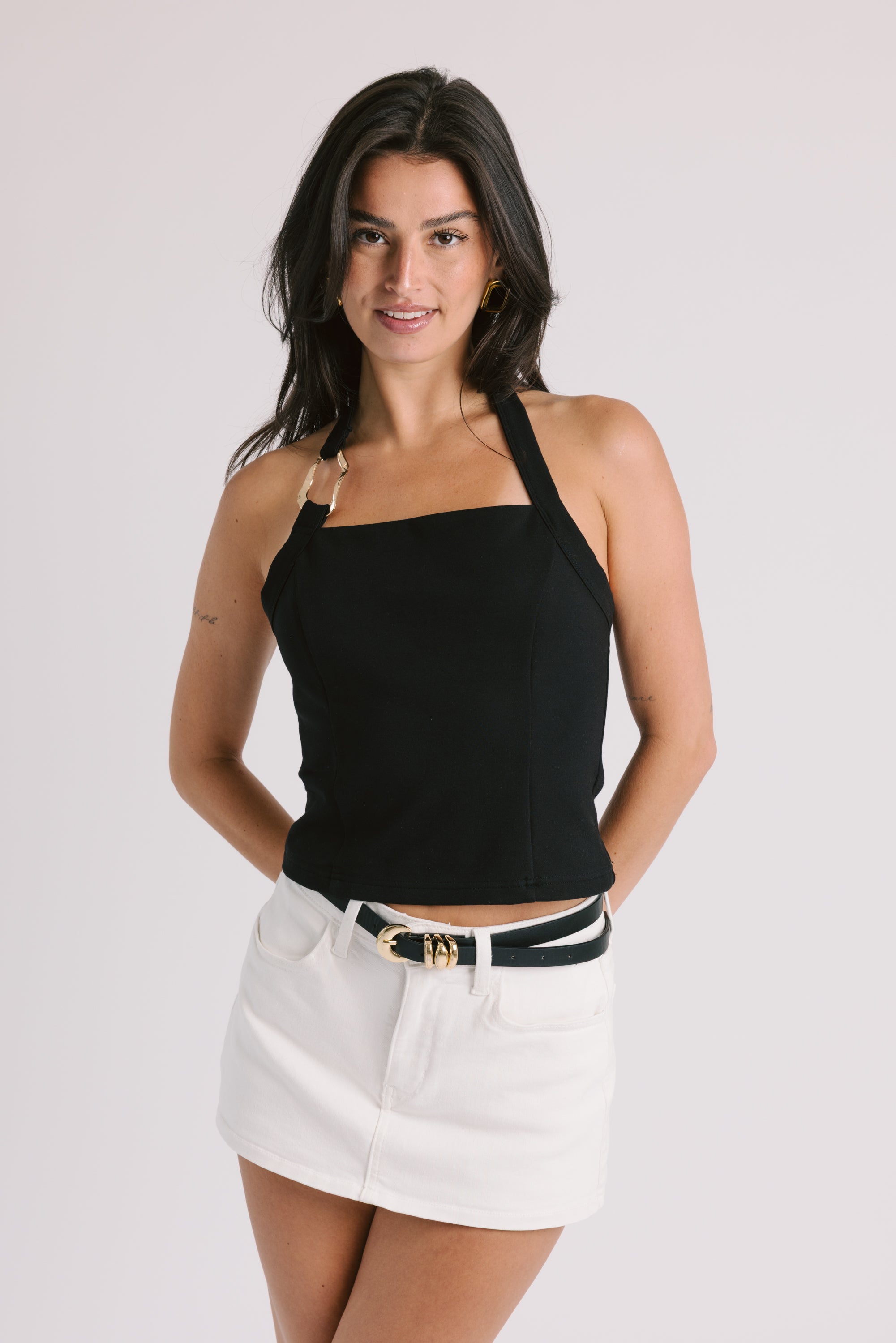 All Day Skort in White