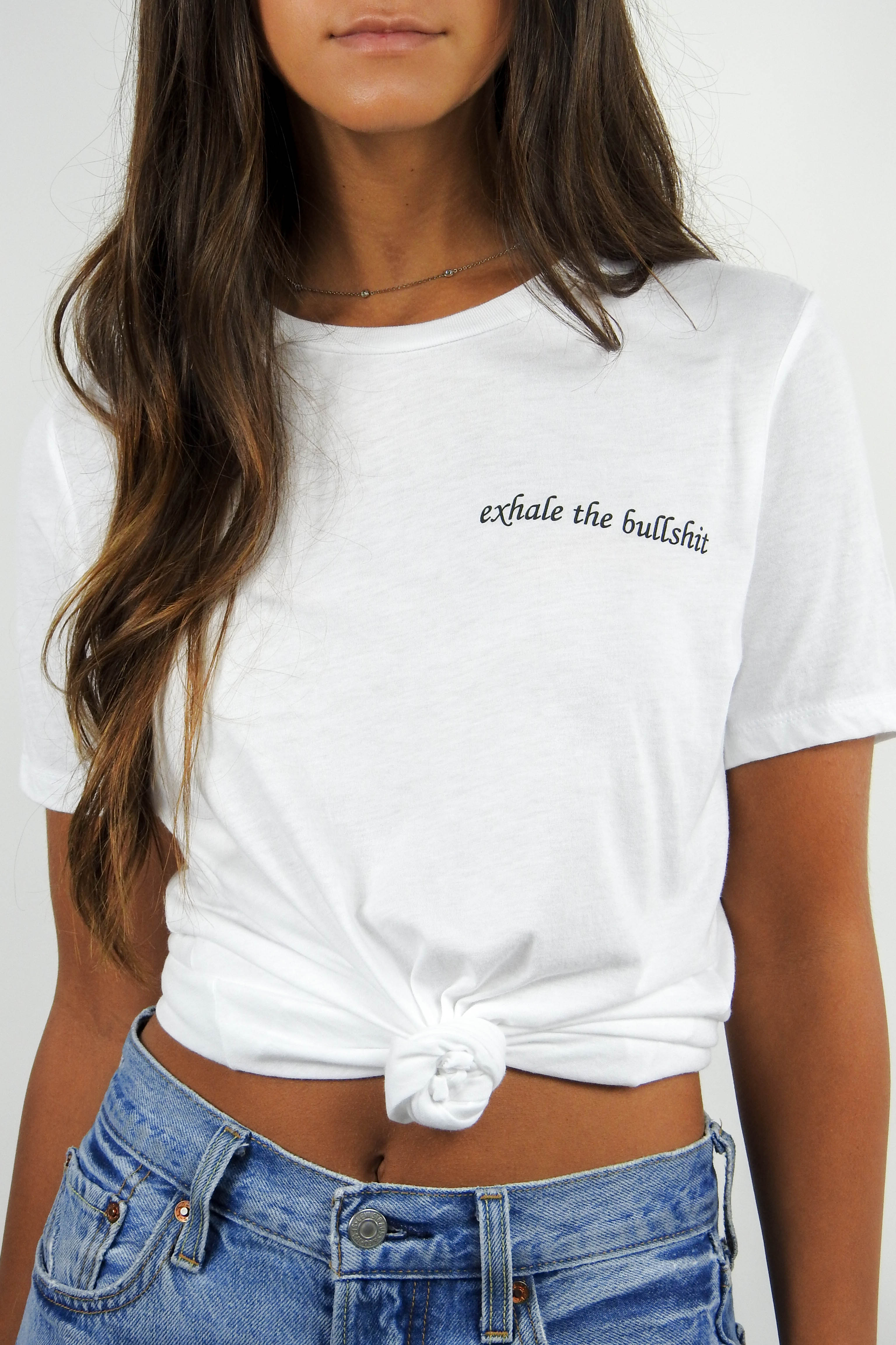 Exhale The Bullshit Tee