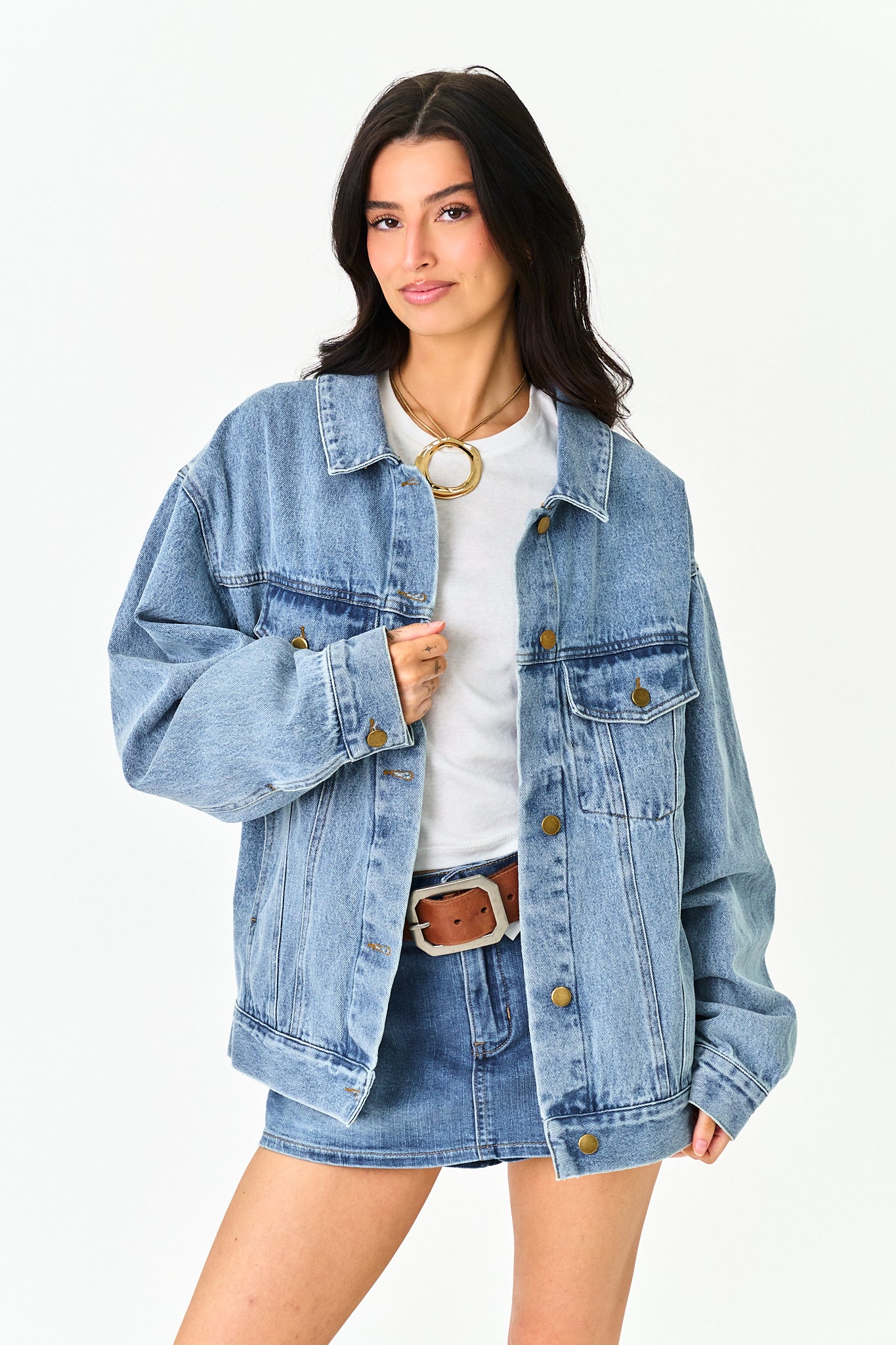 Midtown Oversized Denim Jacket