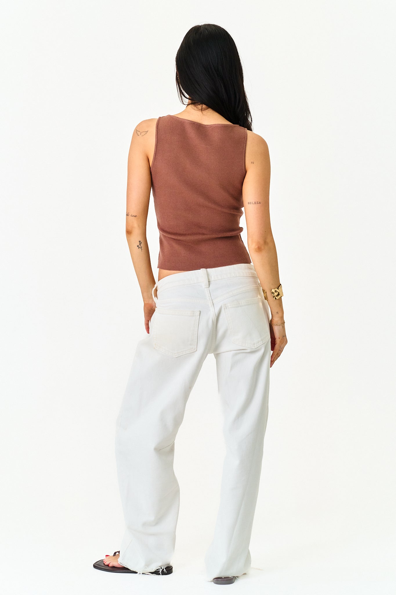 Clarke Tank in Brown