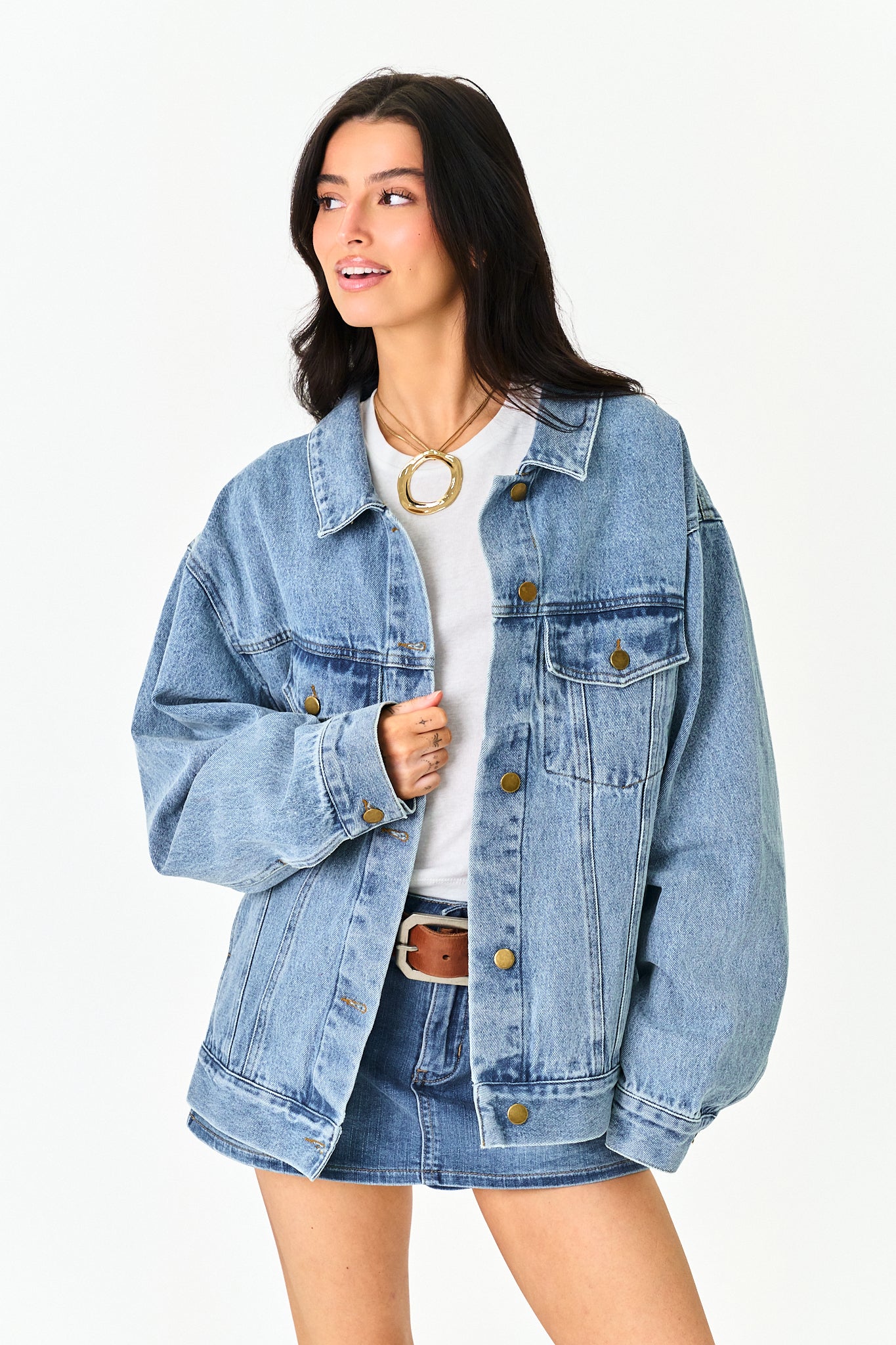 Midtown Oversized Denim Jacket