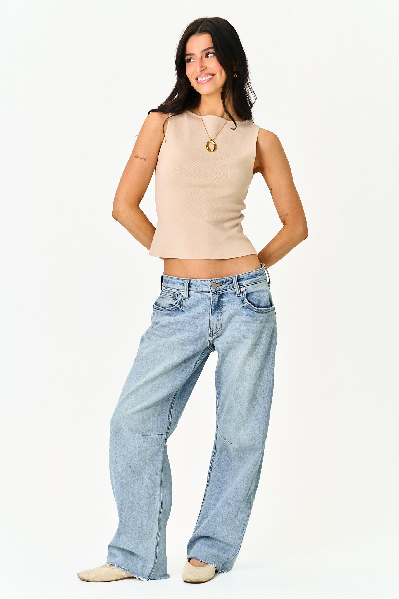 Clarke Tank in Cream