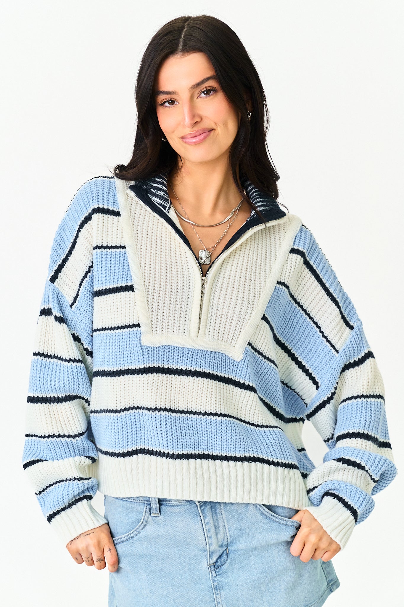 Lennon Sweater in Blue