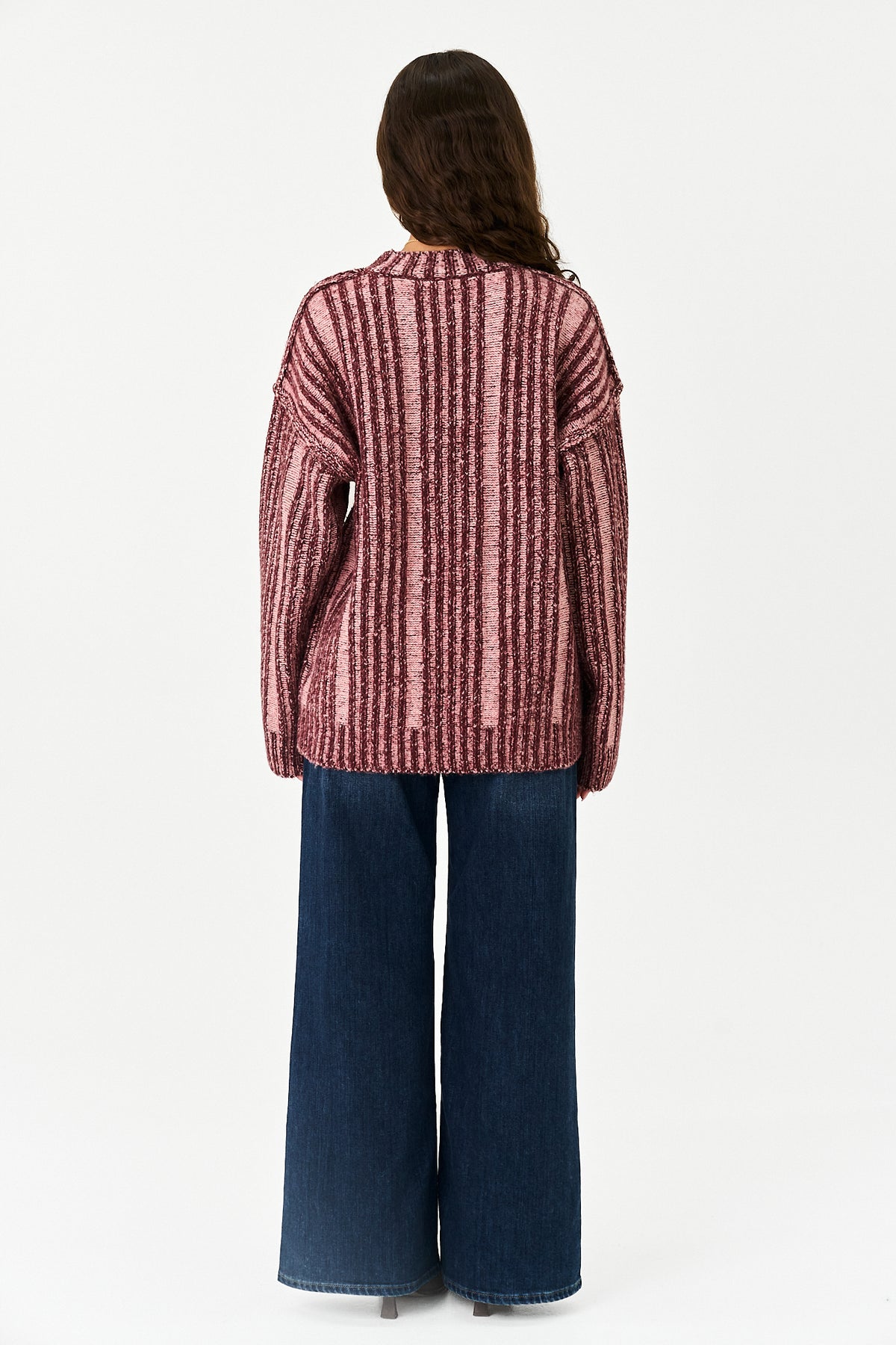 Frosted Morning Sweater in Burgundy