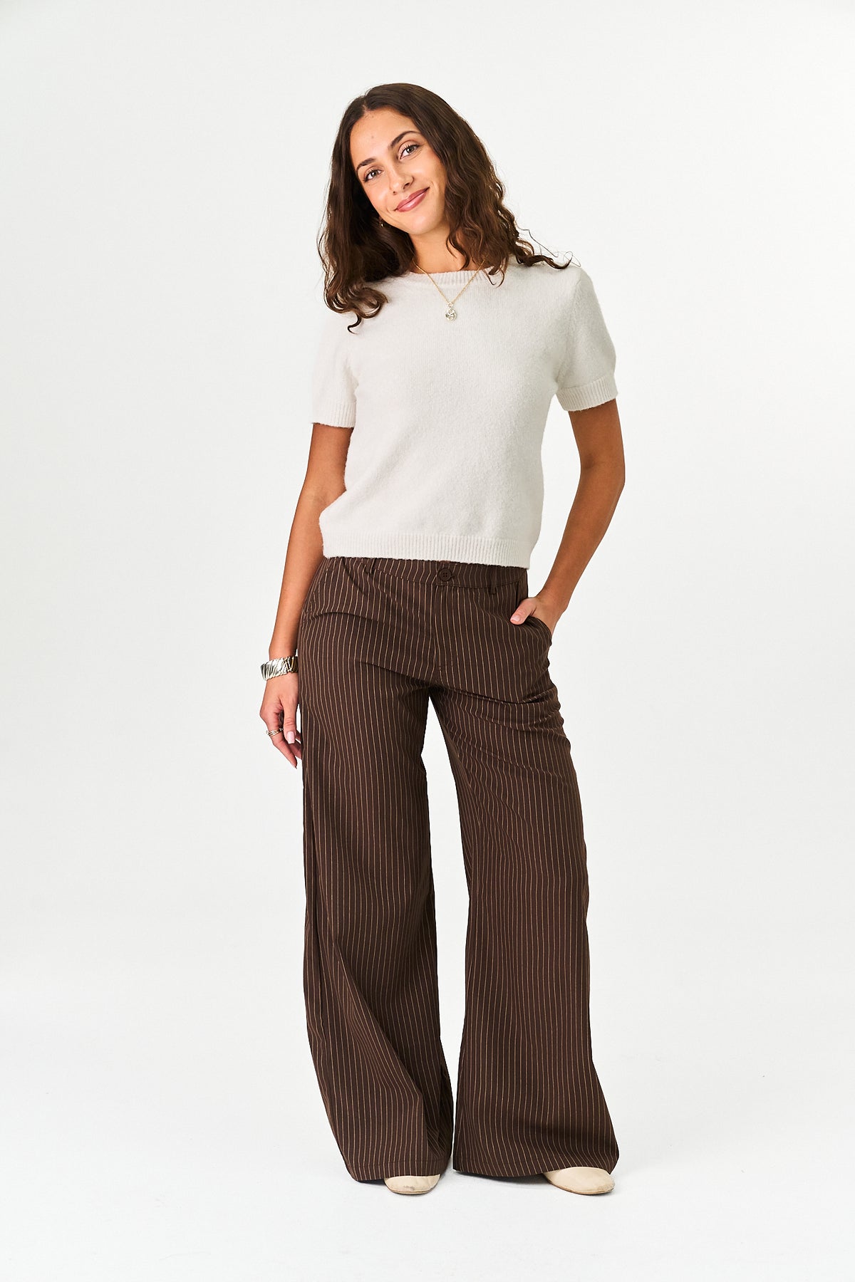 City Girl Trousers in Brown