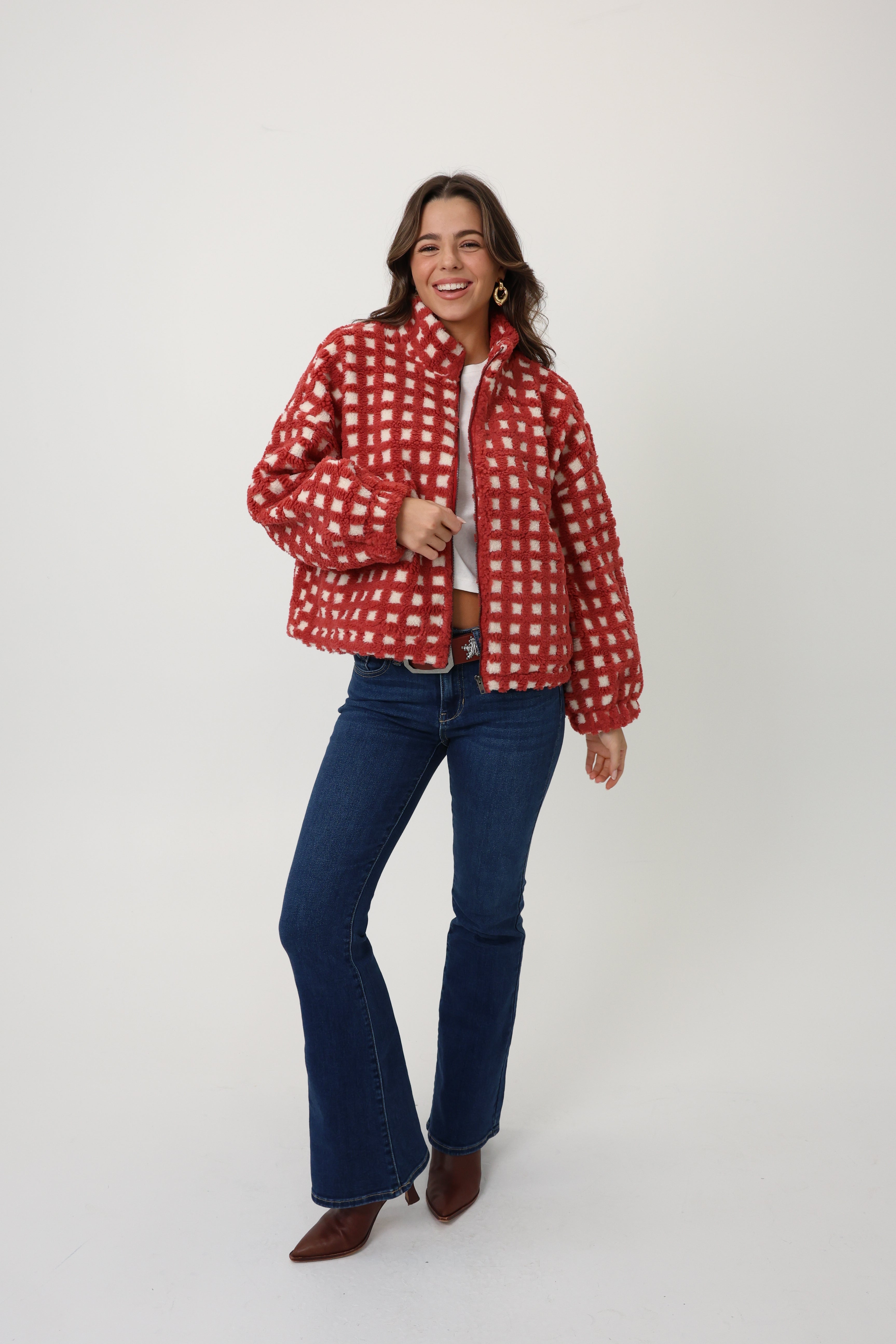 Ivy Jacket in Red