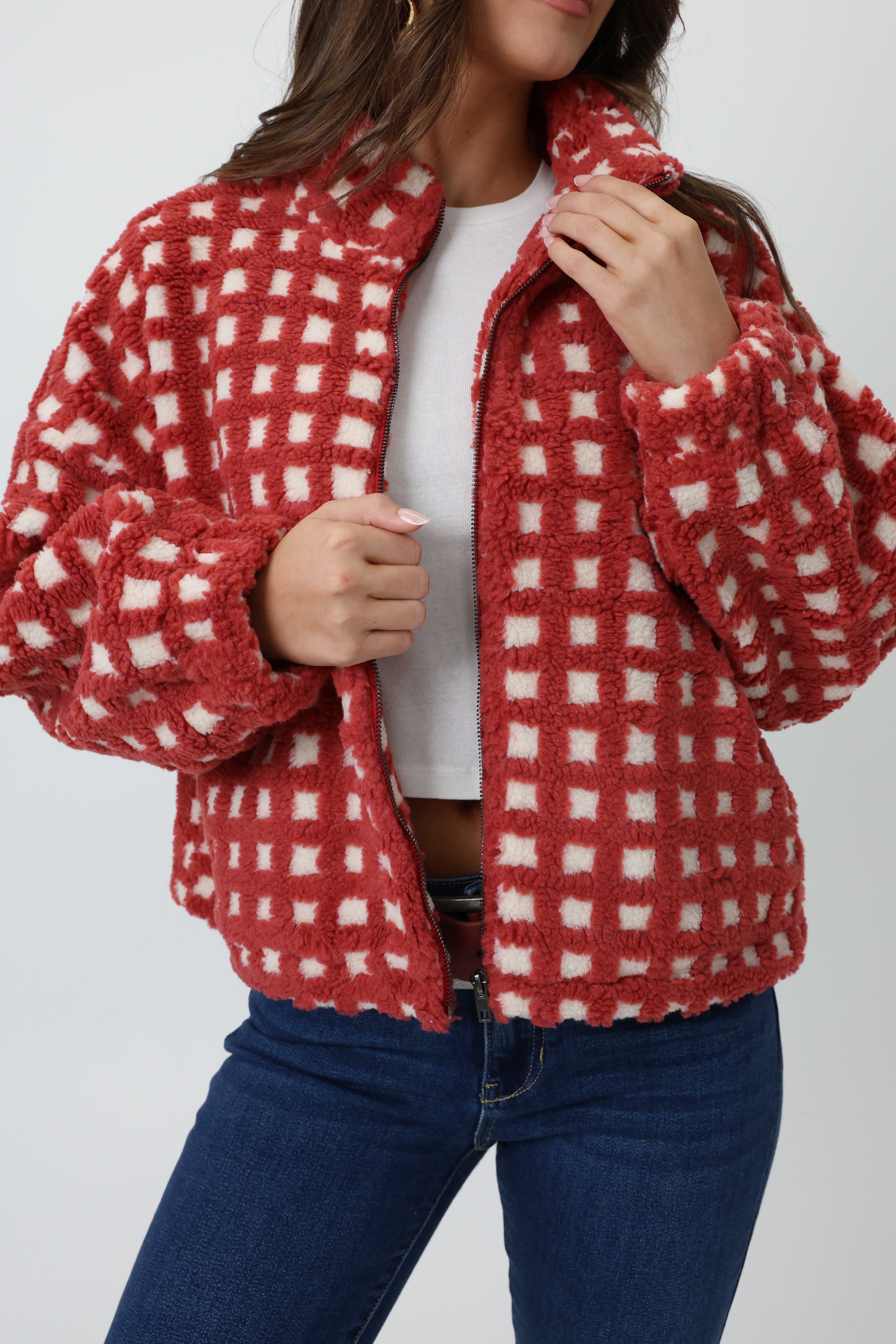 Ivy Jacket in Red