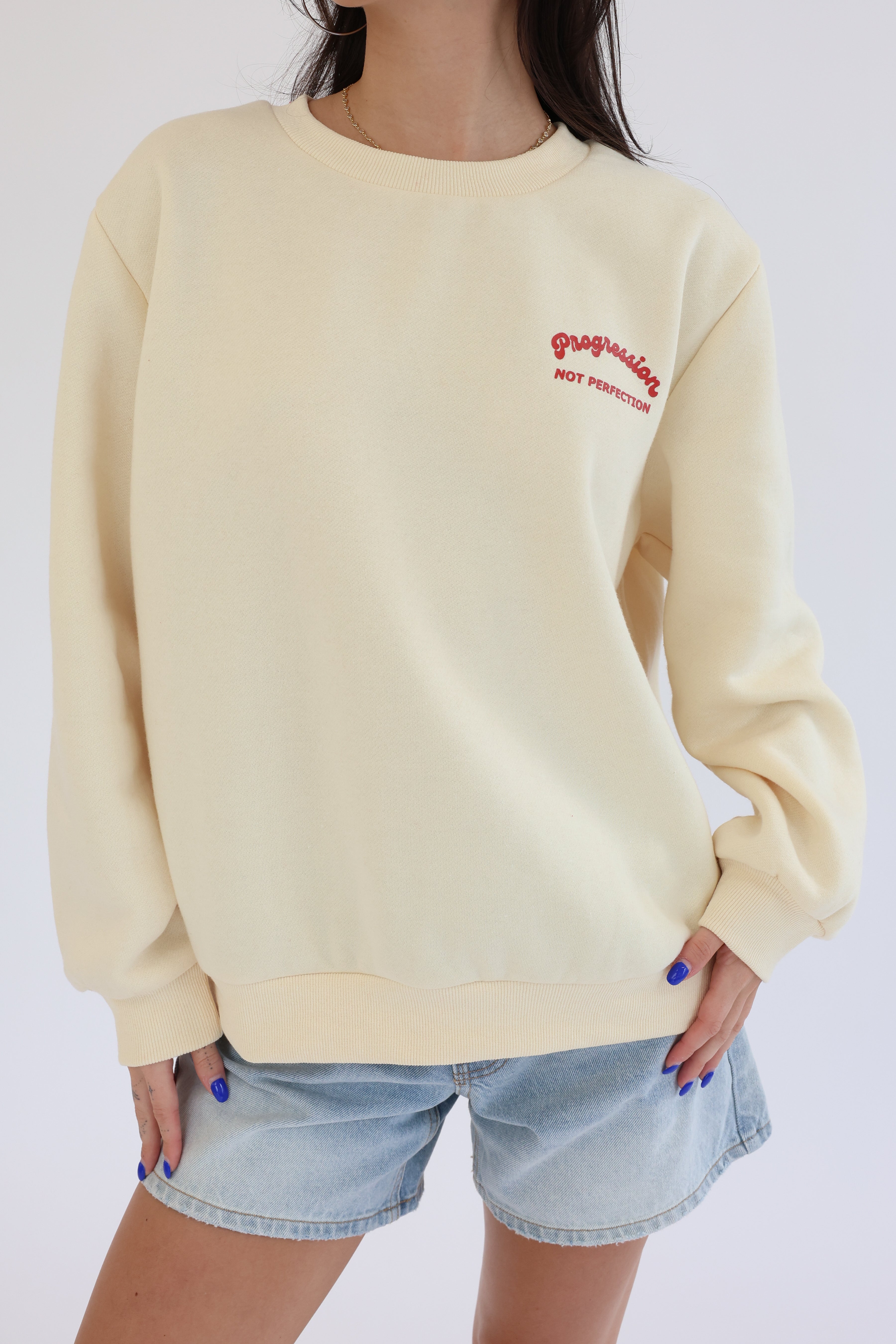 Progression Not Perfection Sweatshirt
