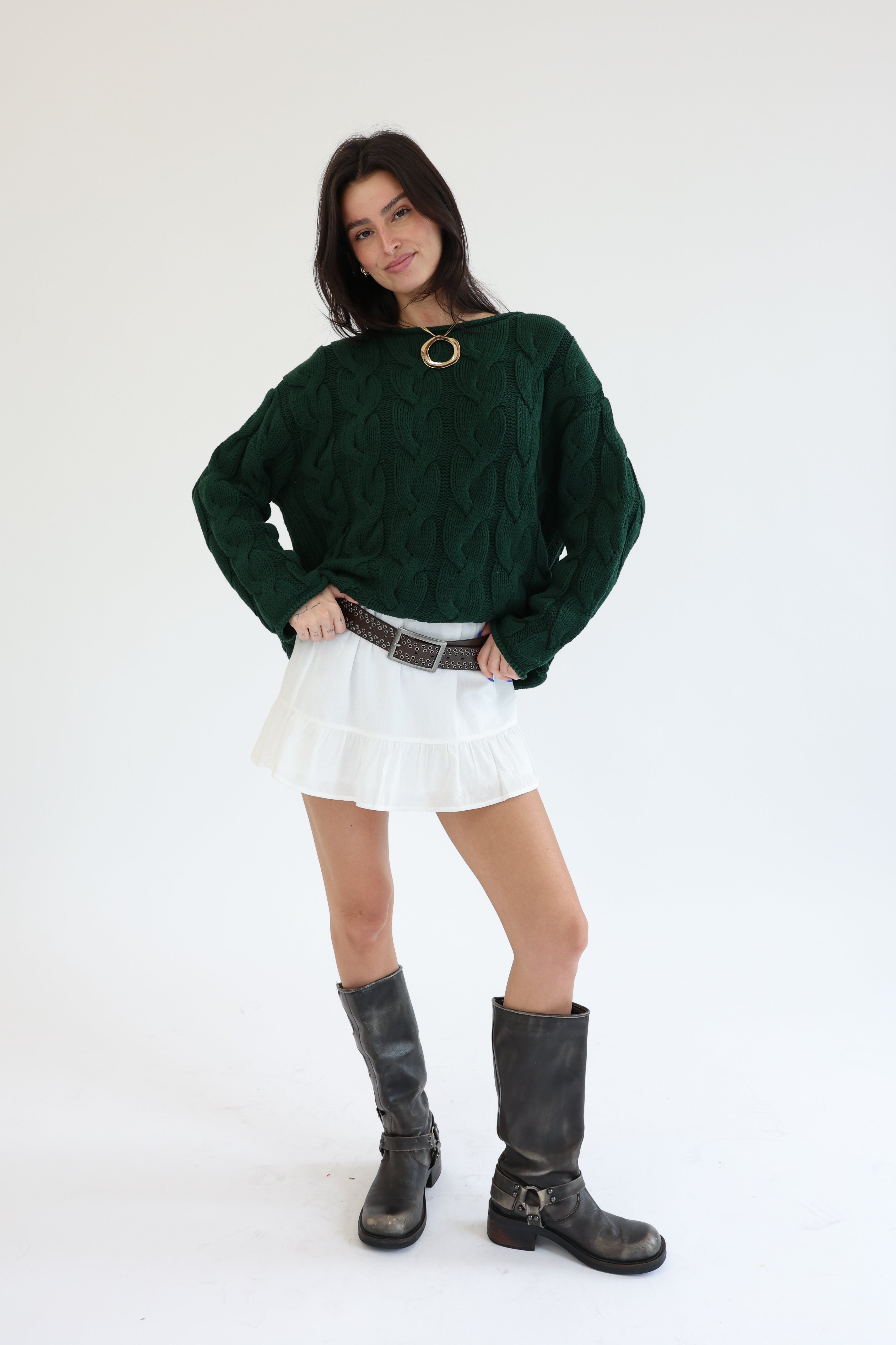 Better Days Sweater in Green