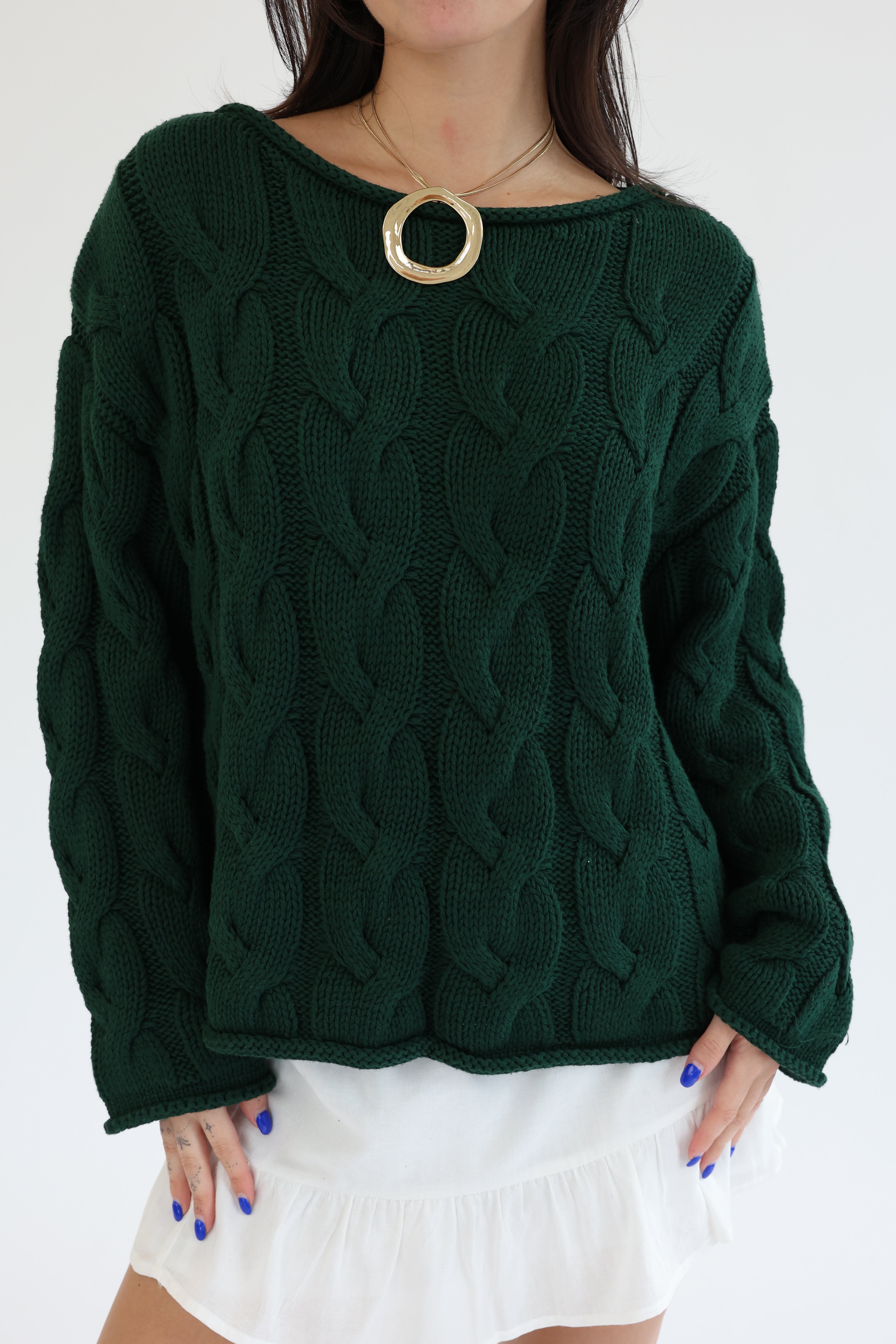 Better Days Sweater in Green