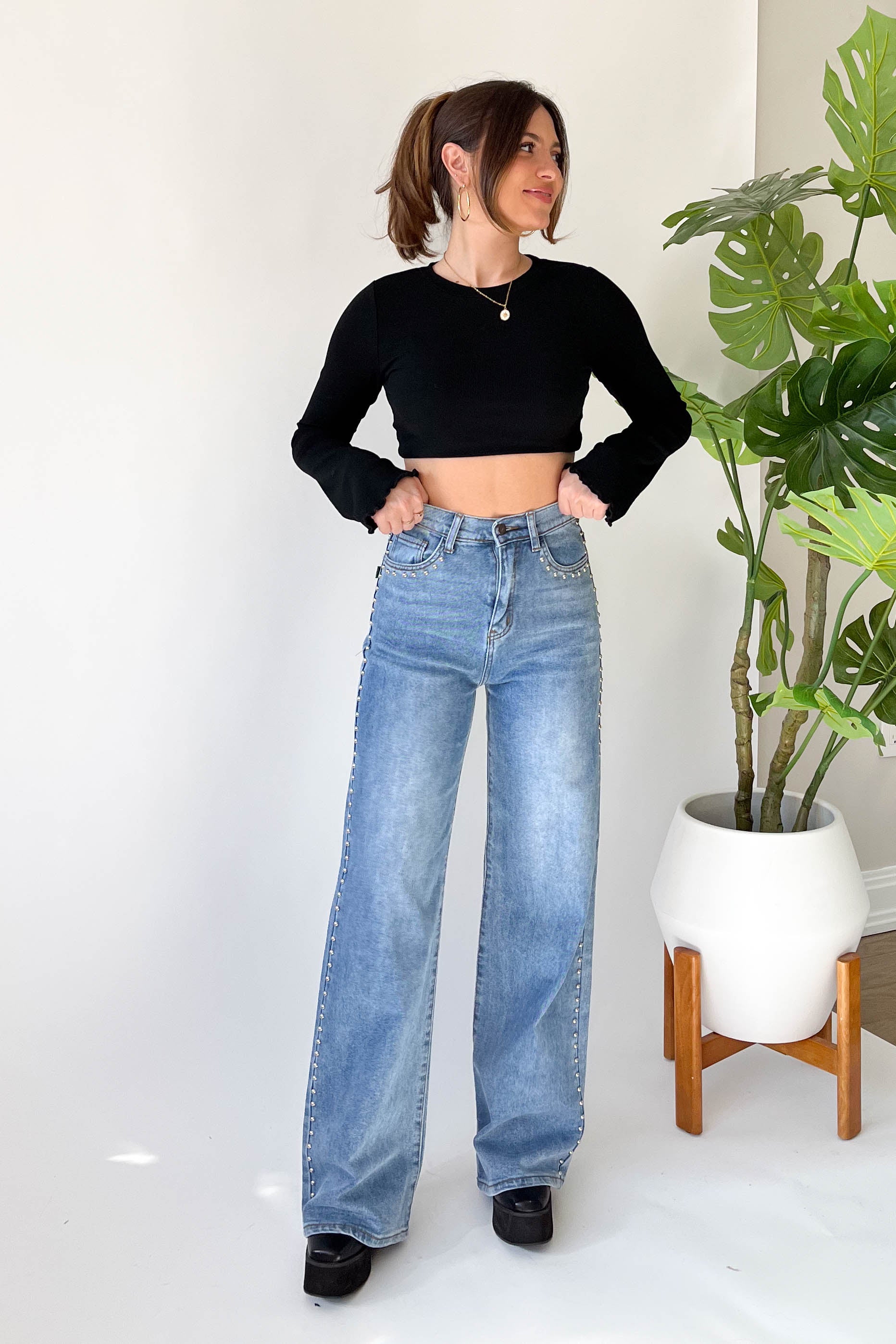 Show You Off Jeans – Grey Bandit