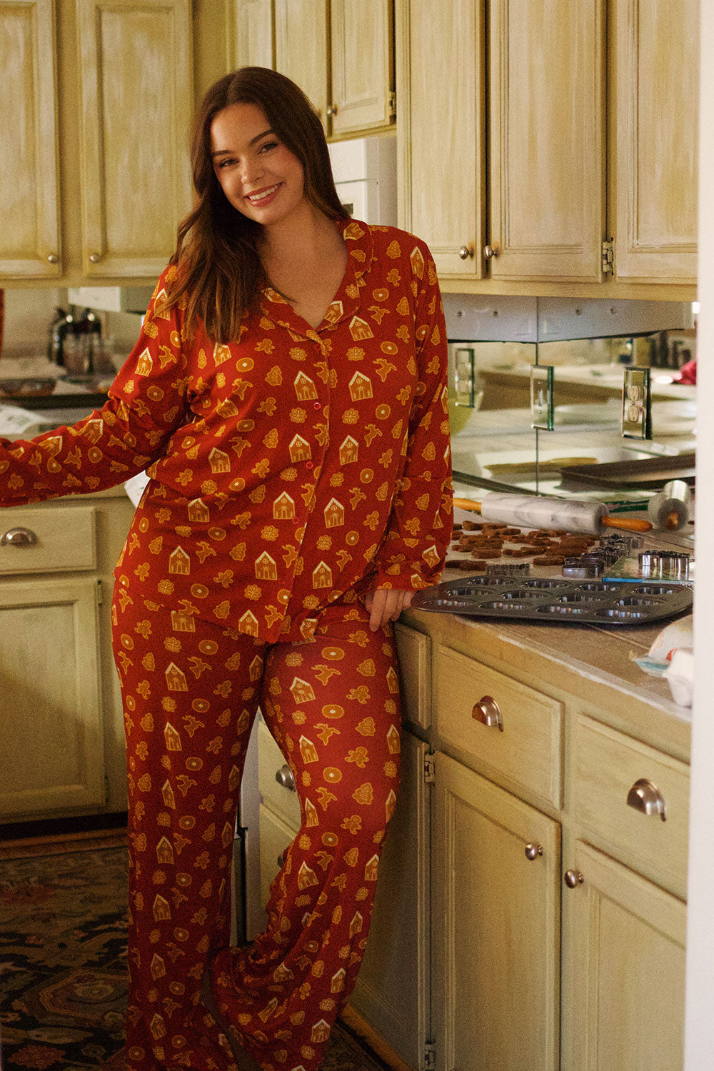 Gmas Christmas Cookies Button Down