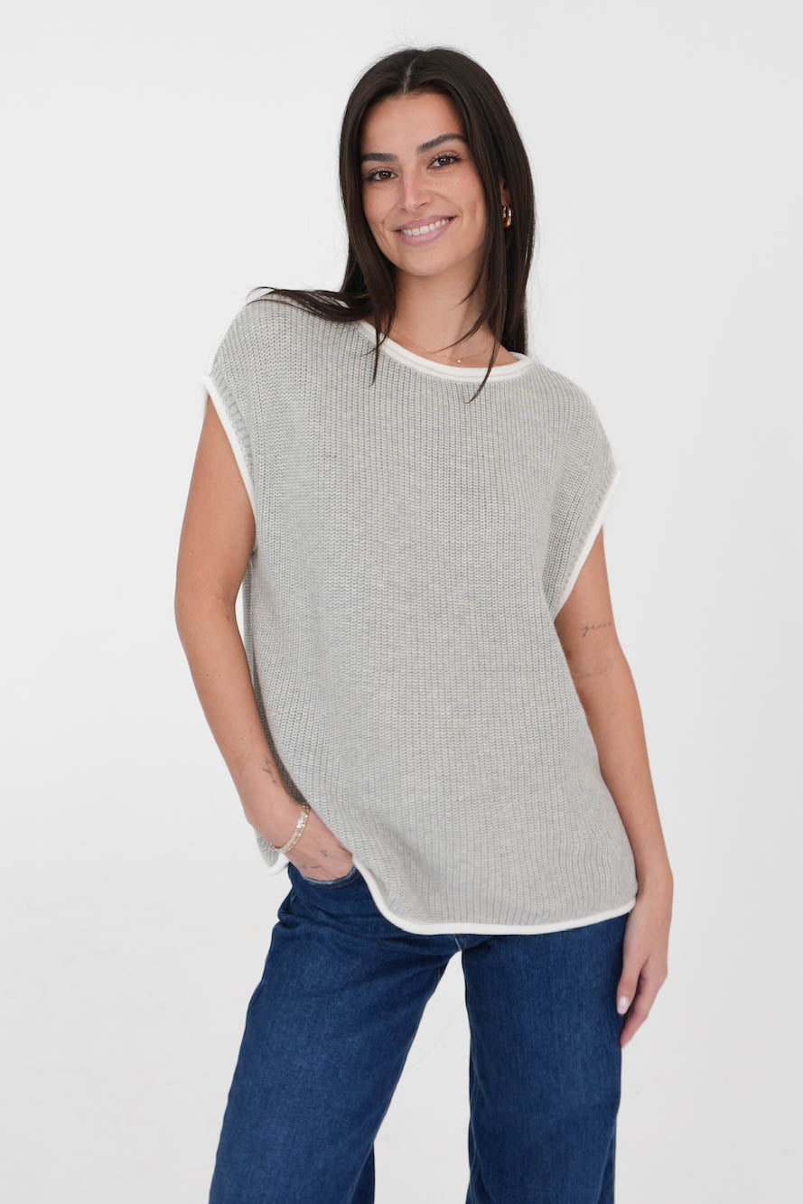 Jessie Top in Grey