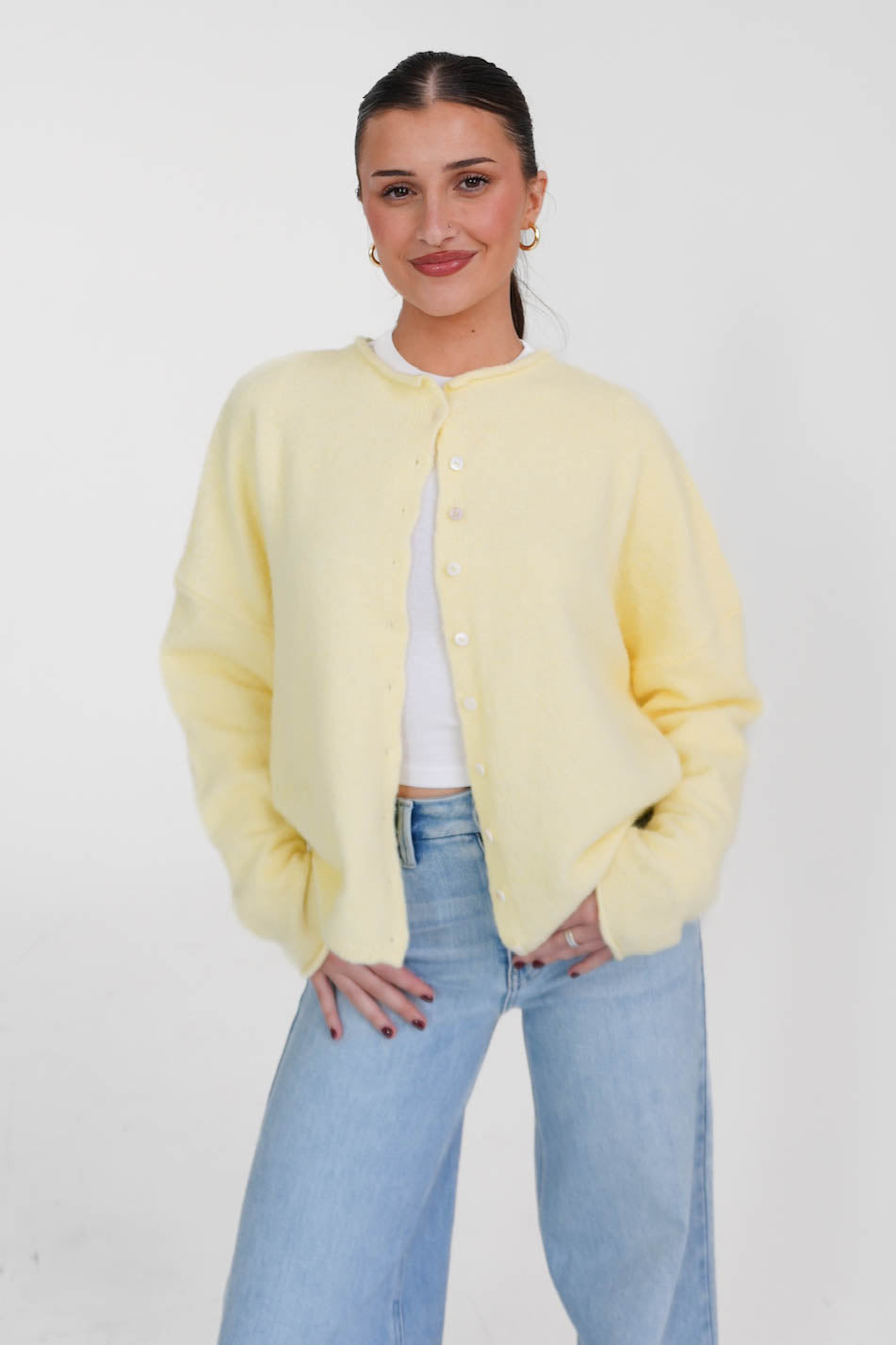 Phoebe Cardigan in Butter