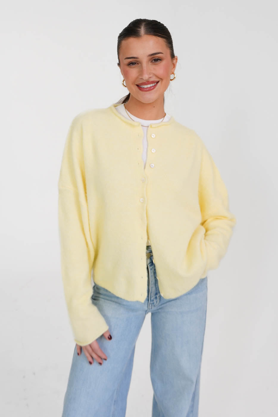 Phoebe Cardigan in Butter